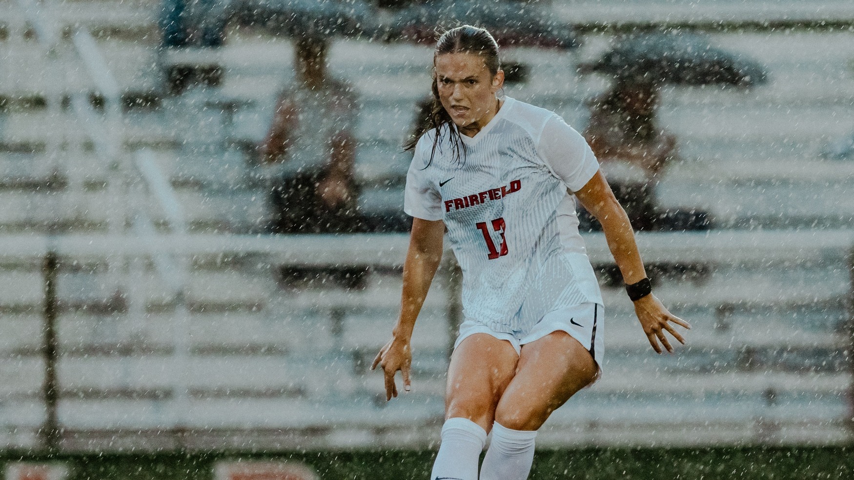 Kennedy in the rain