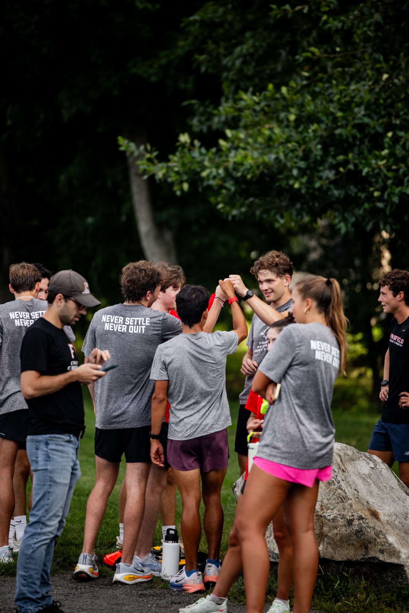 Men's and Women's Cross Country practice, Aug. 27, 2026