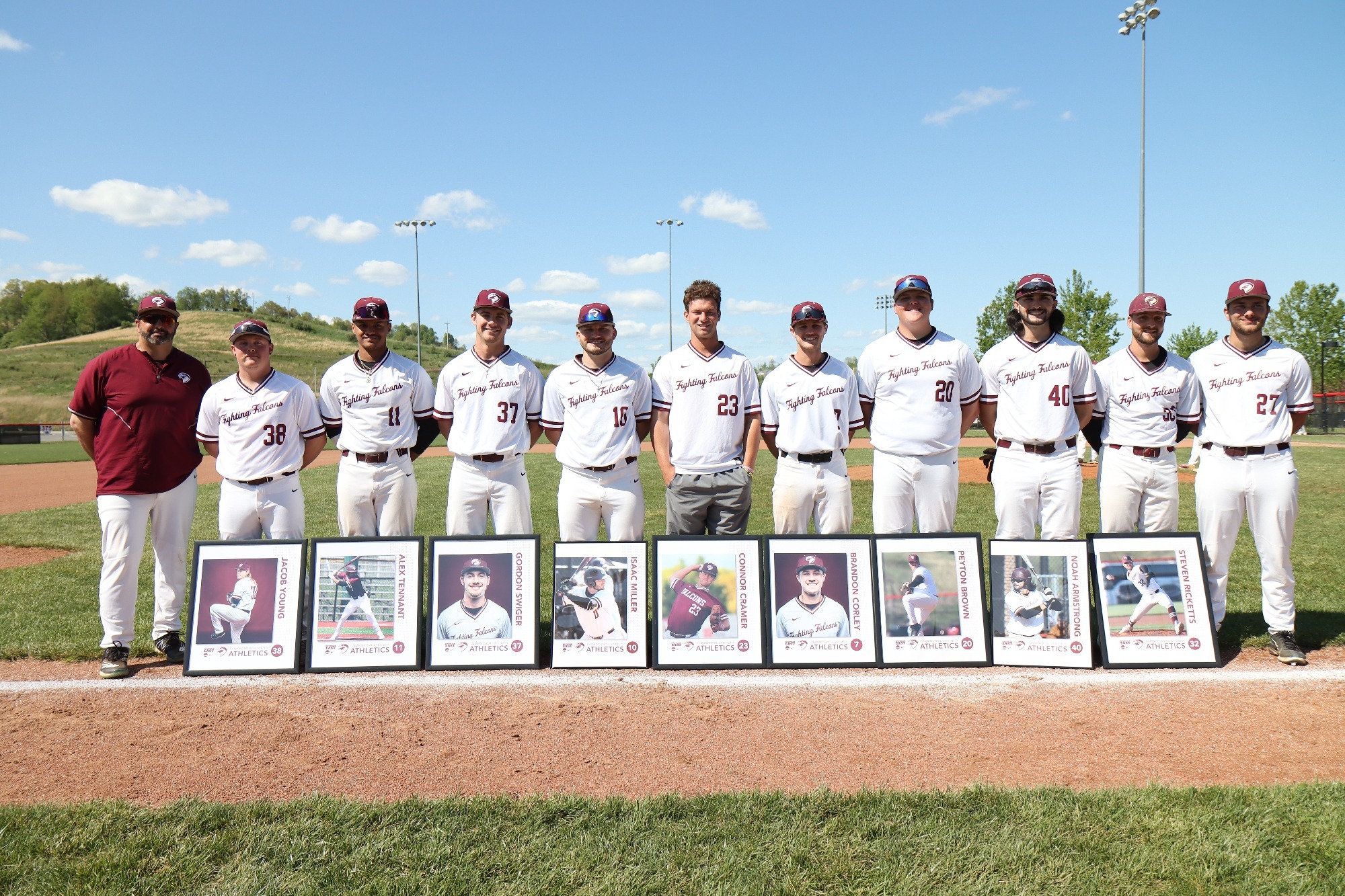 Fairmont State Baseball Celebrates Senior Day Fairmont State
