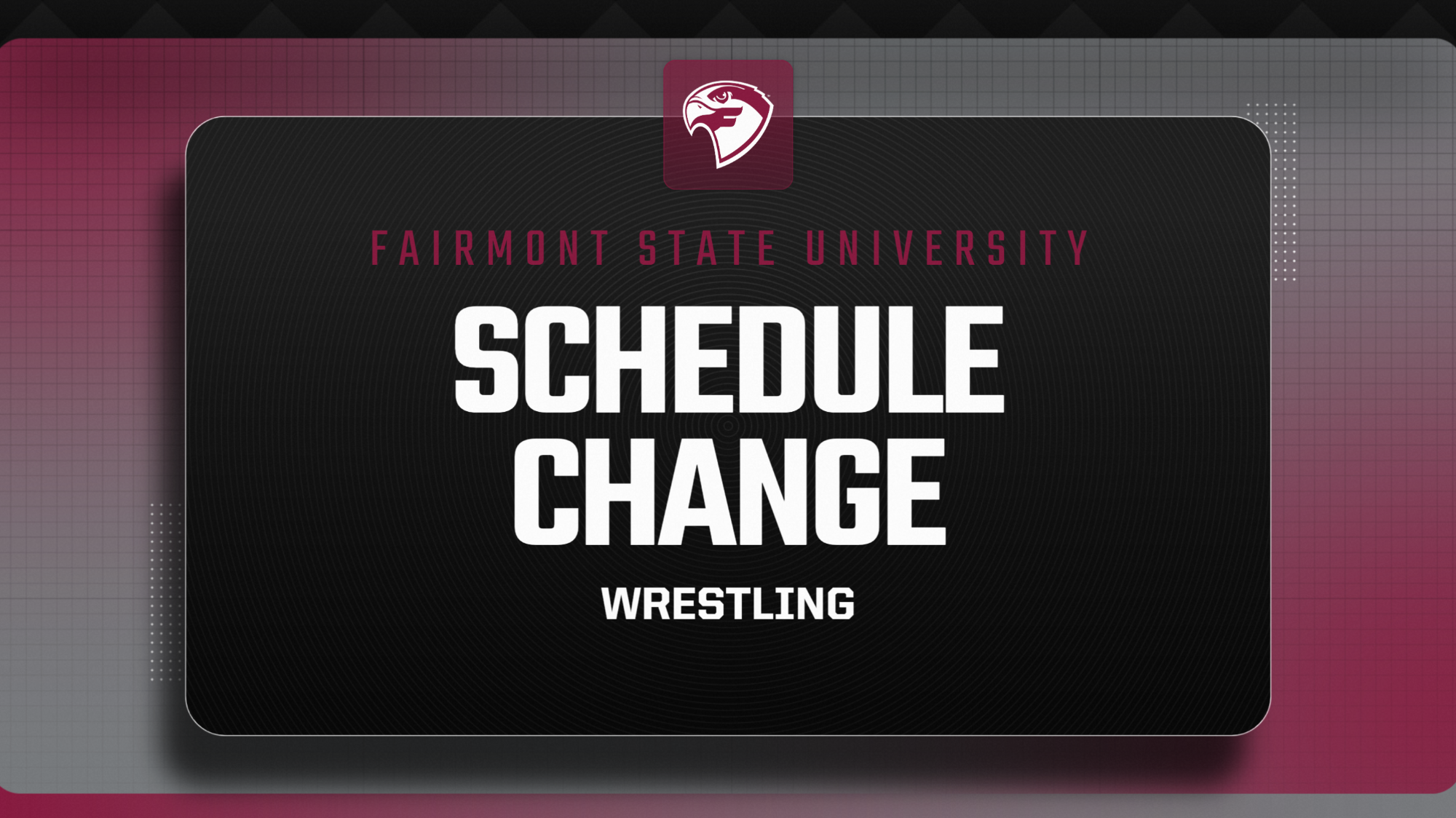 Wrestling Schedule Change 2025