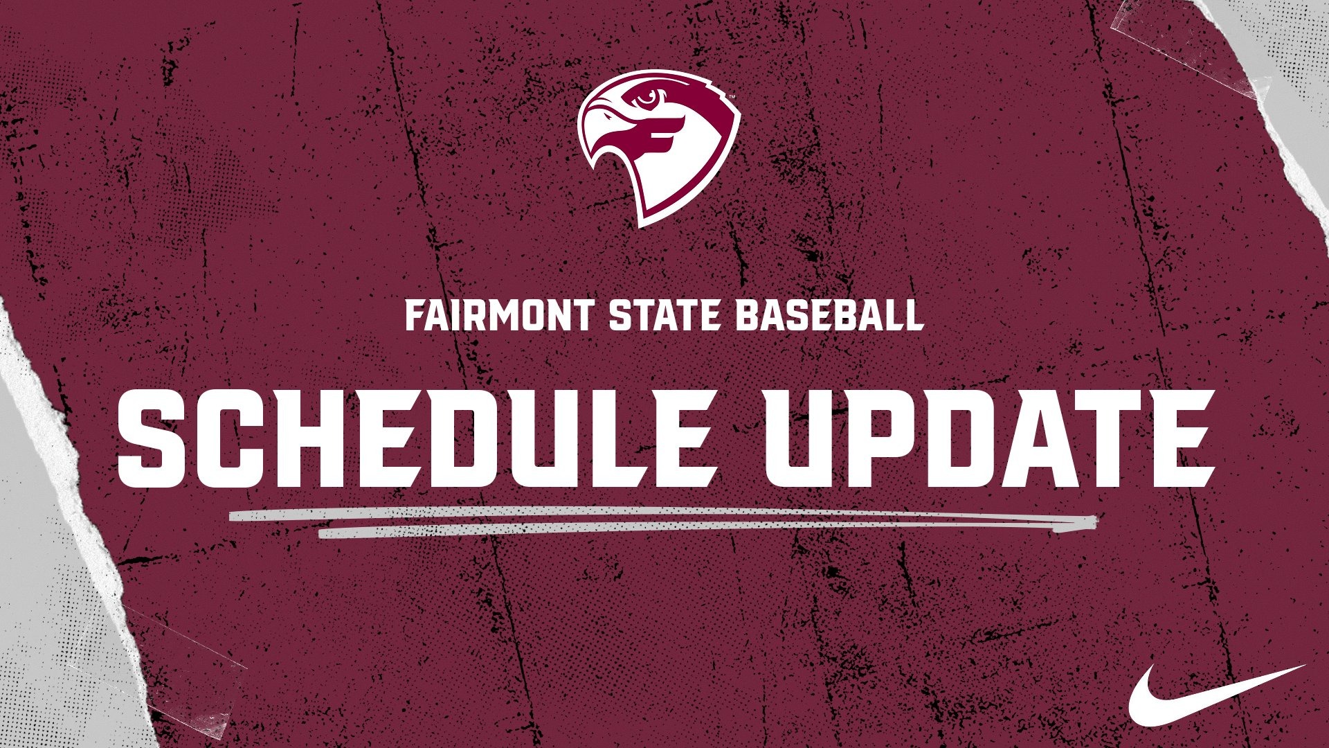 Baseball Schedule Update