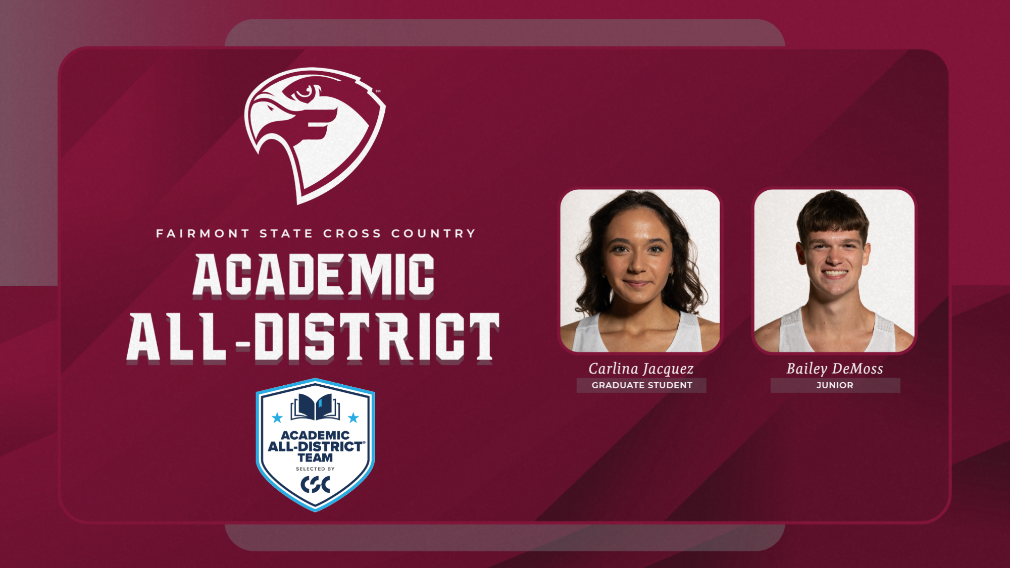 2025 CSC XC Academic All-District