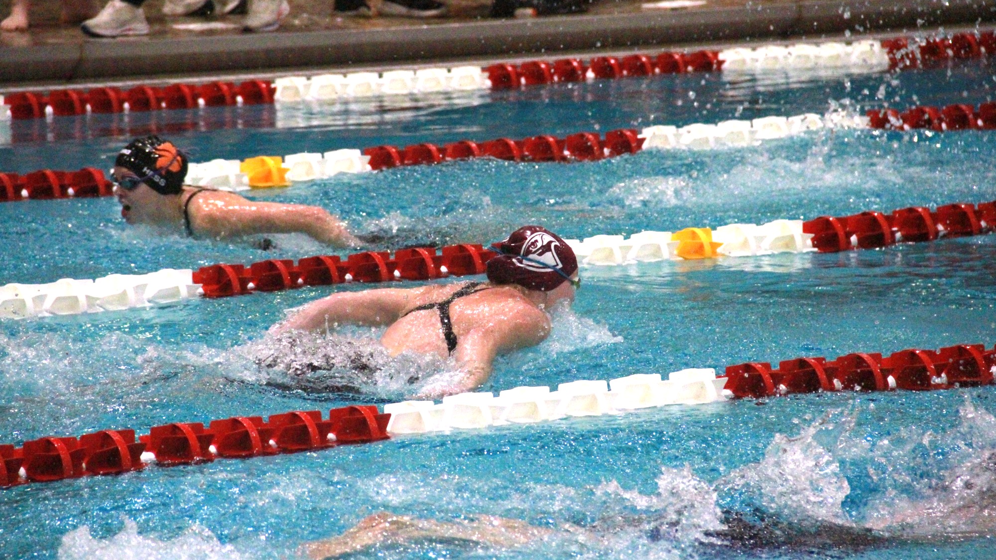 Women's Swimming at MEC Championship Day 2