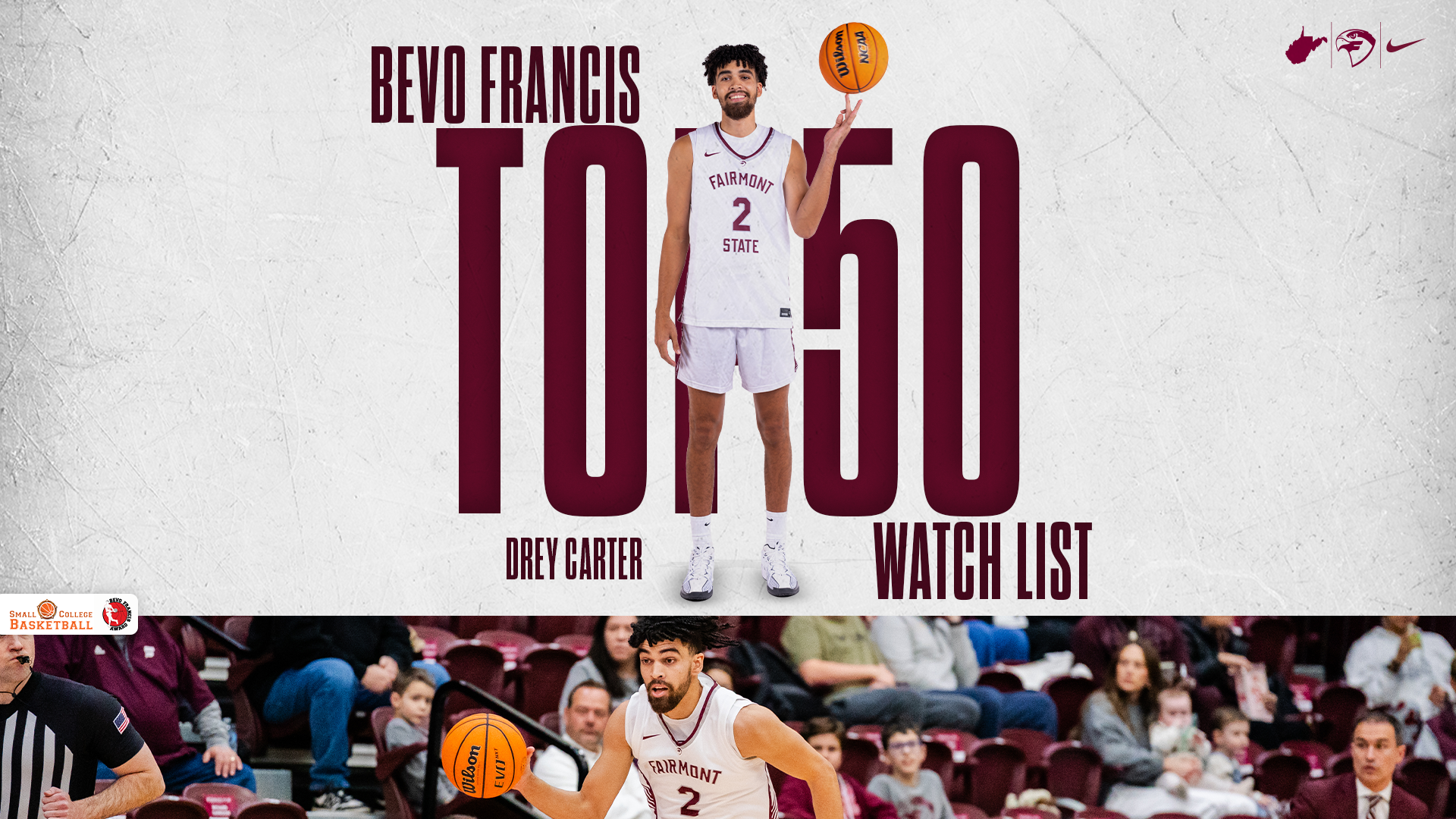 Carter Bevo Top 50 List 2026