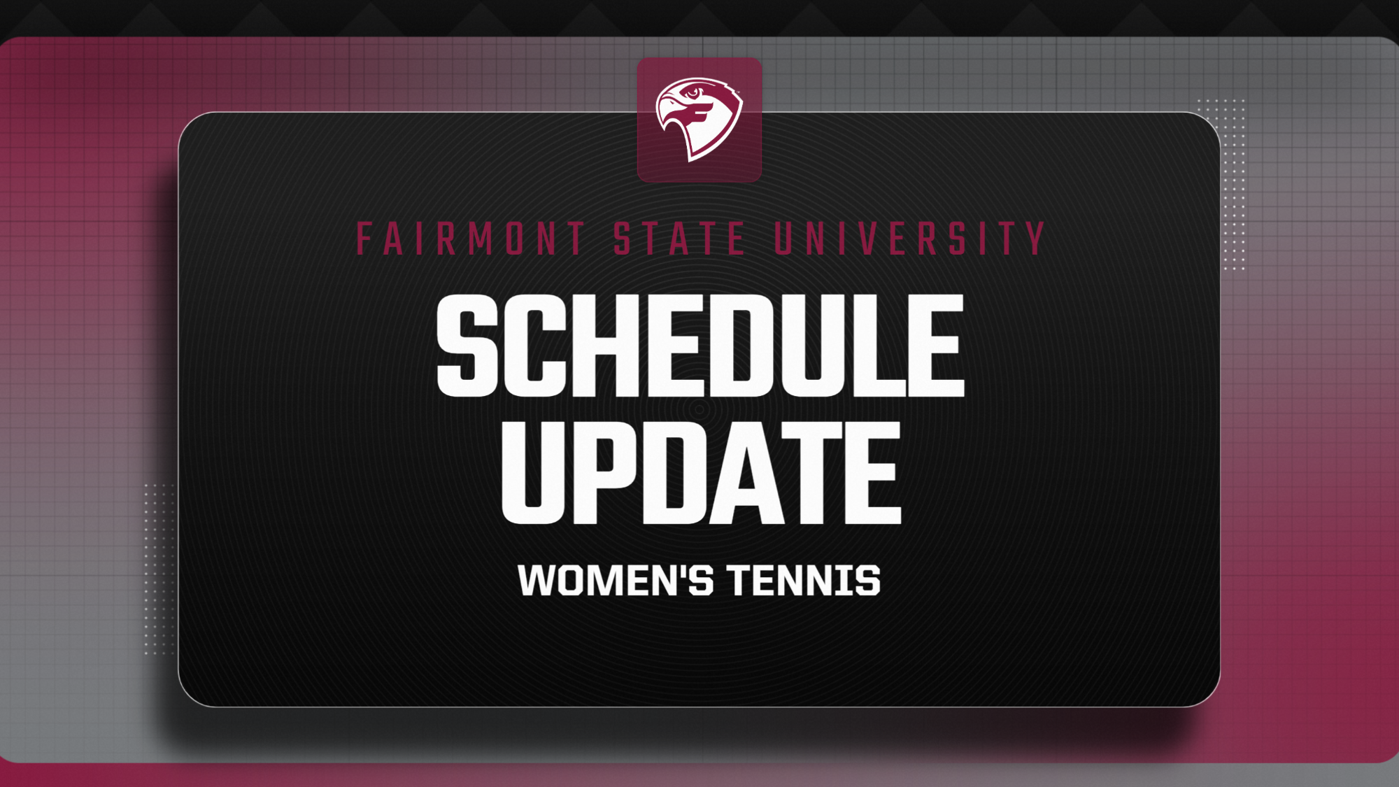 Women's Tennis Schedule Update