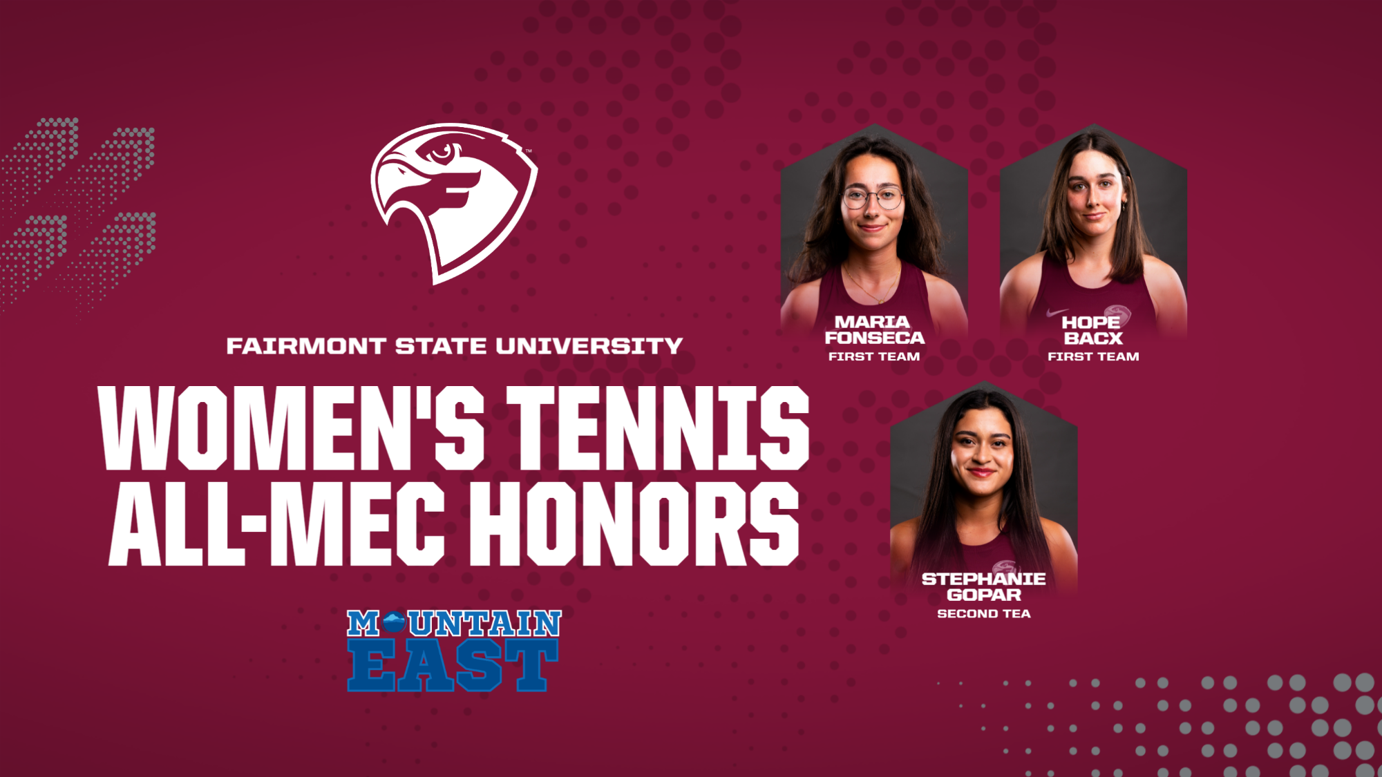 2026 Women's Tennis All-MEC