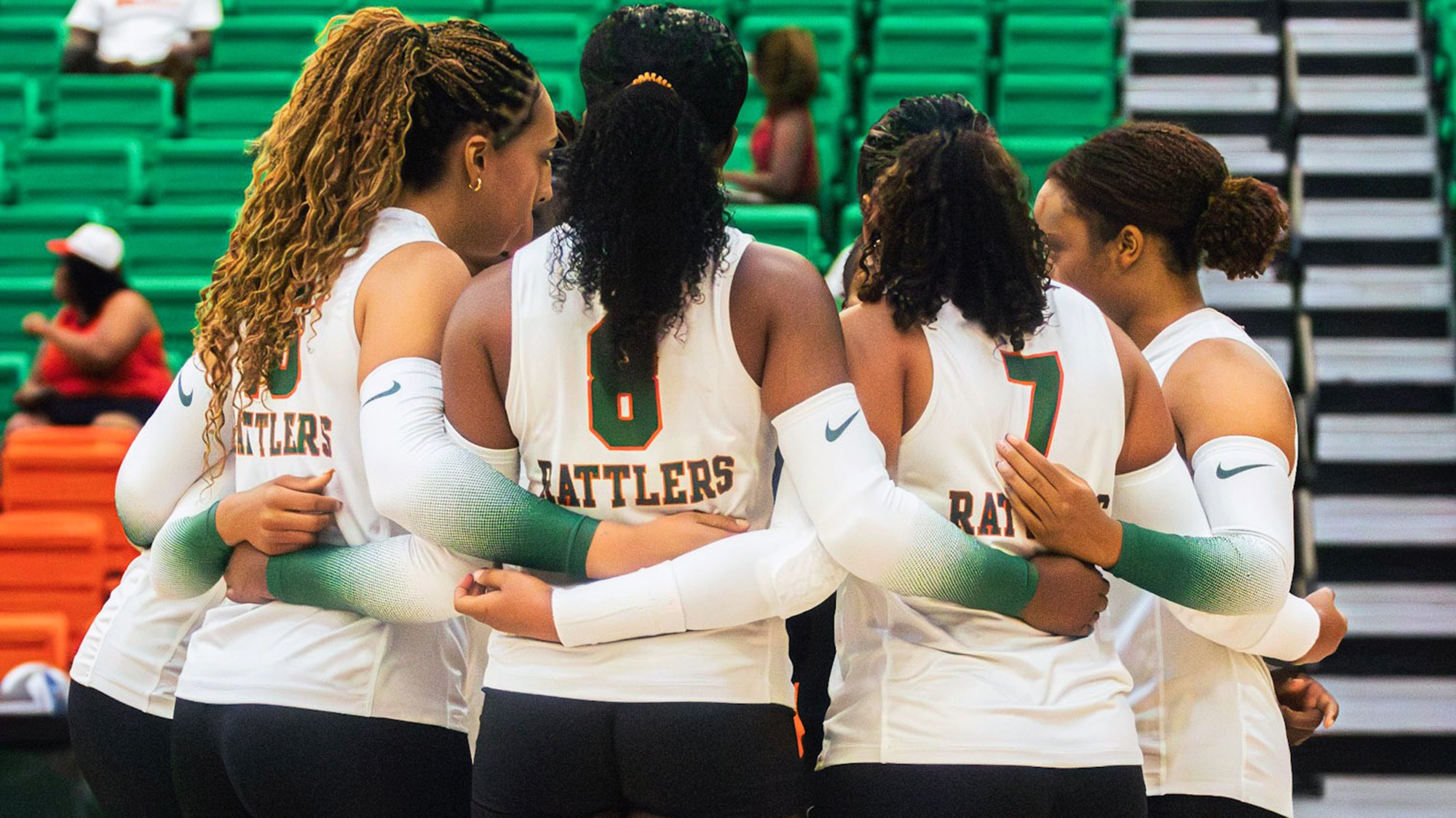 Volleyball Huddle vs AAMU 2026