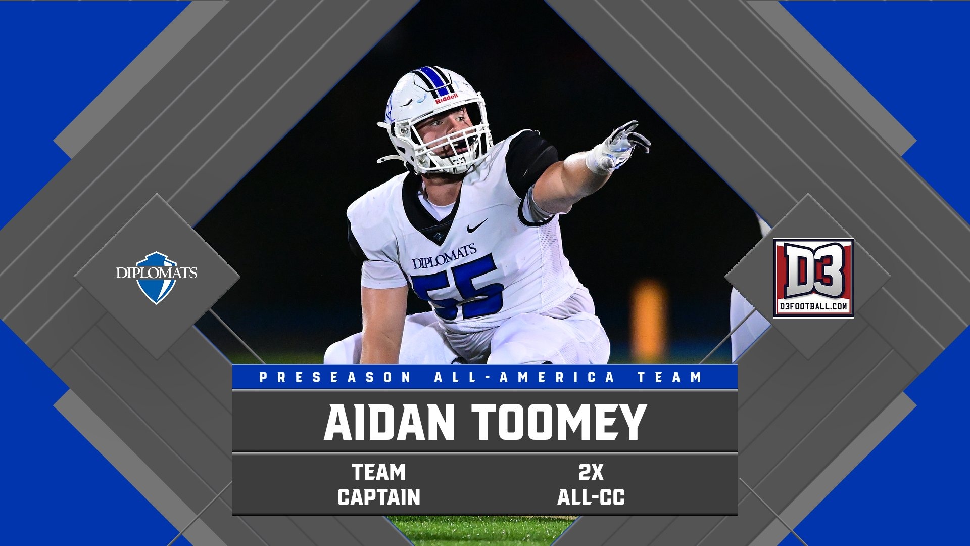 Aidan Toomey Preseason All-American