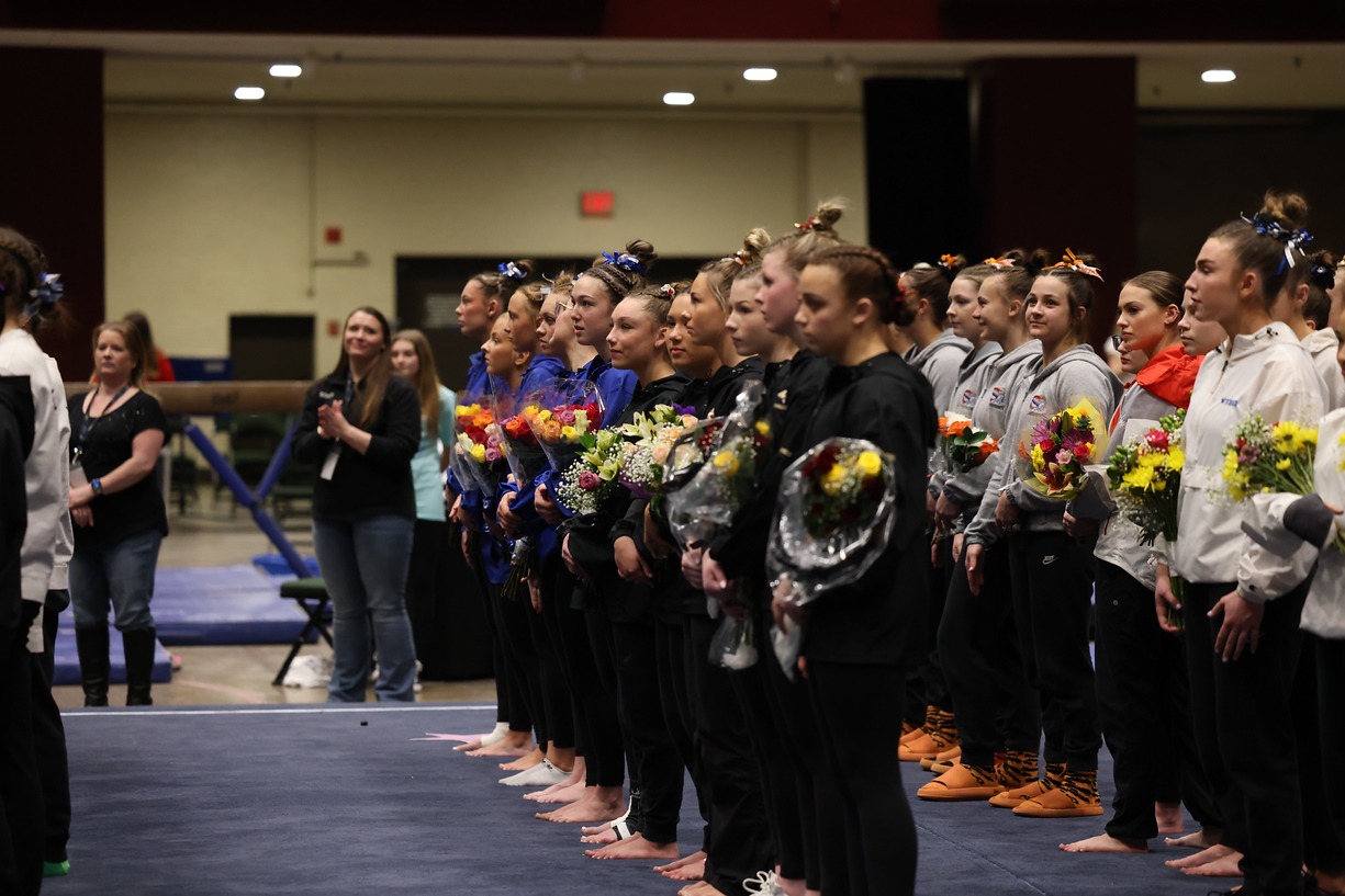 St. Paul, Minnesota - February 22, 2025:\rMSHSL Class AA Ind Gymnastics Championships at the Roy Wilkins Auditorium in St. Paul, Minnesota on February 22, 2025 (Photo by: Jon Namyst / MSHSL)