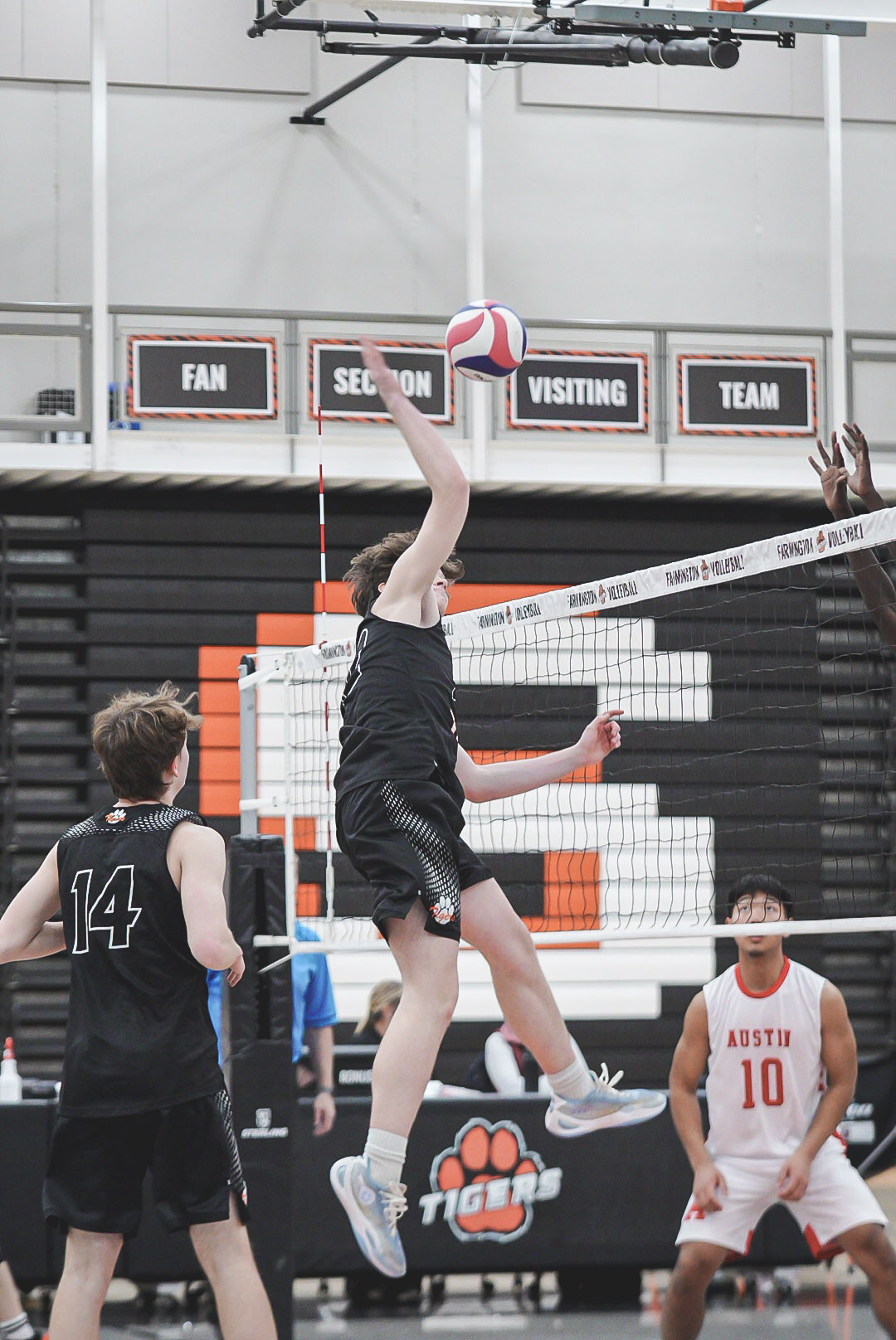 Boys Volleyball vs. Austin. April 3, 2025. First MSHSL-sanctioned match in FHS history.