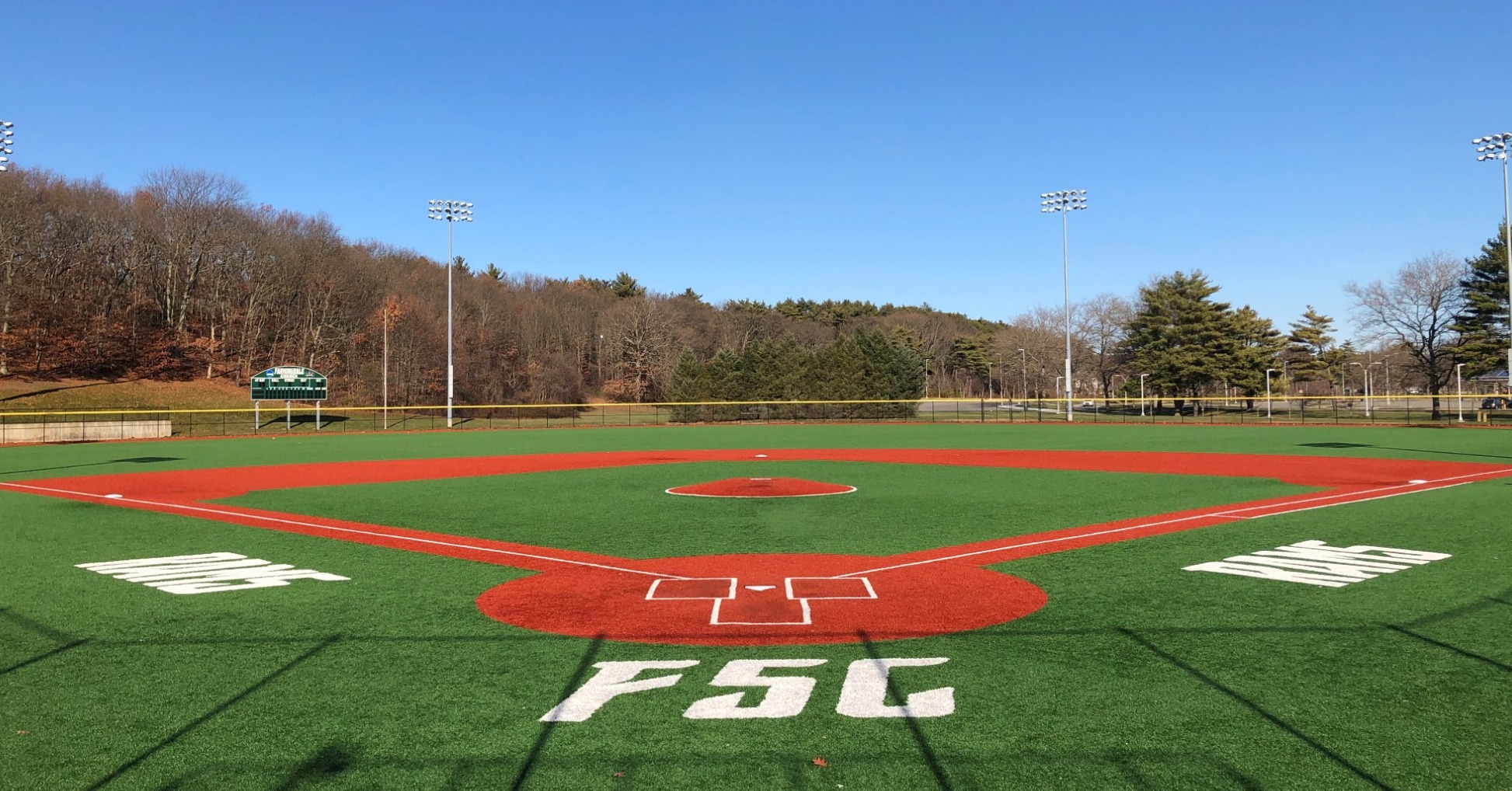 Baseball Stadium from behind home plate