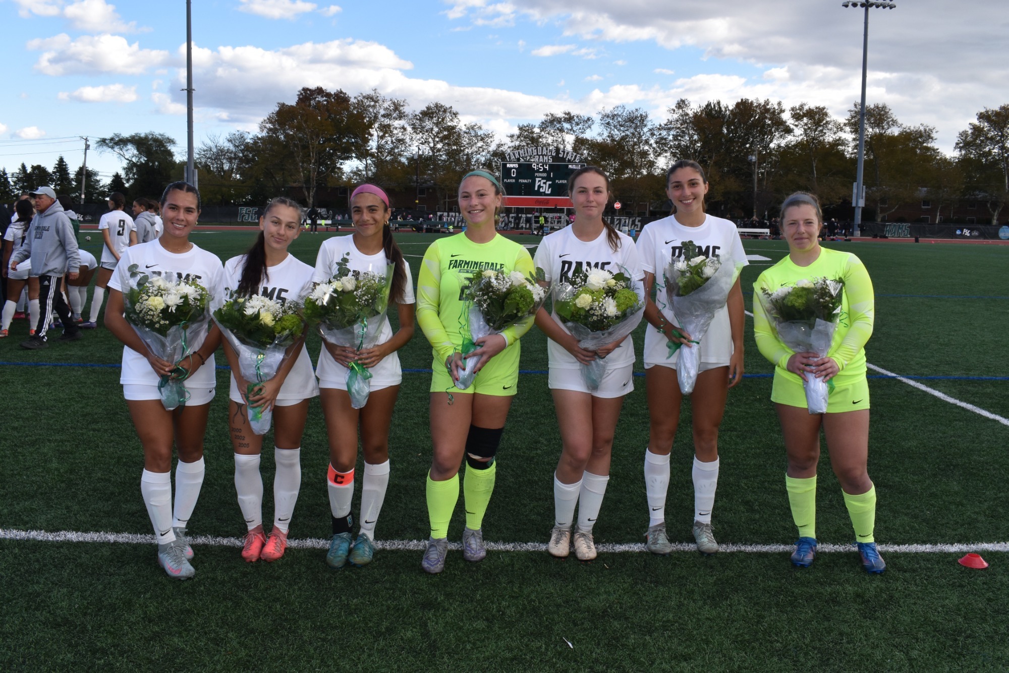 2025 Women's Soccer Senior Day - seniors
