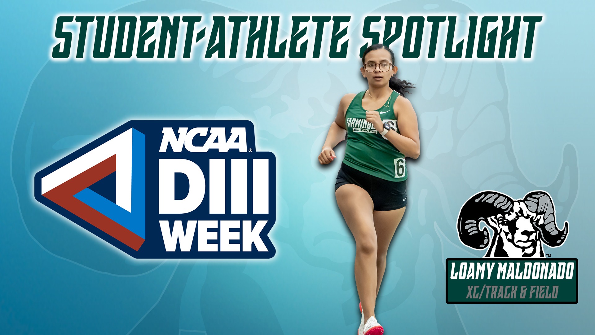 2025 DIII Week - Student-Athlete Spotlight - Loamy Maldonado graphic