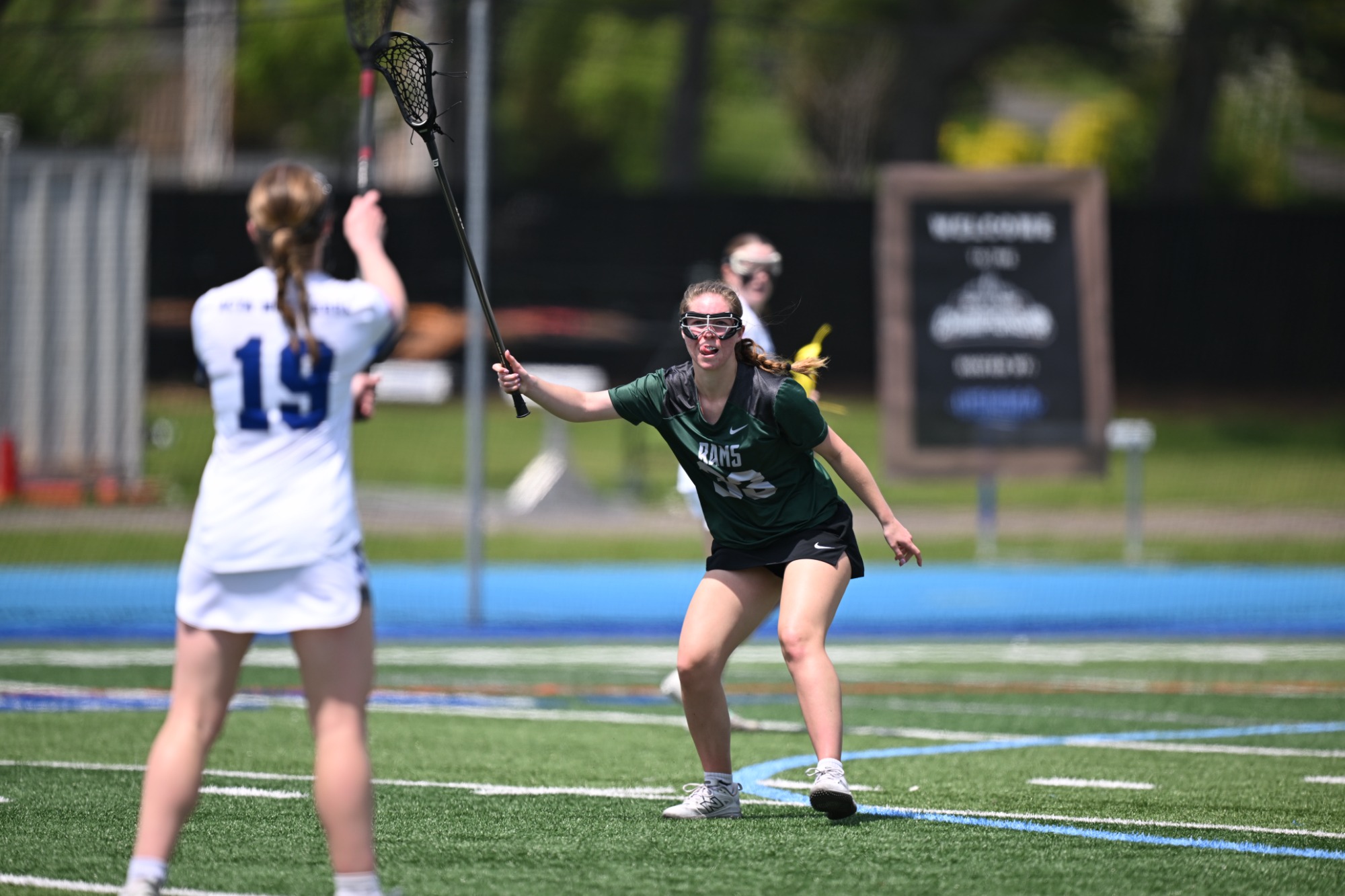 The USMMA Mariners vs Farmingdale State in Skyline Womens Lacrosse Championships on the campus of USMMA in Kings Point, N.Y on Saturday, May 3, 2025.(Photo by Alan J Schaefer)