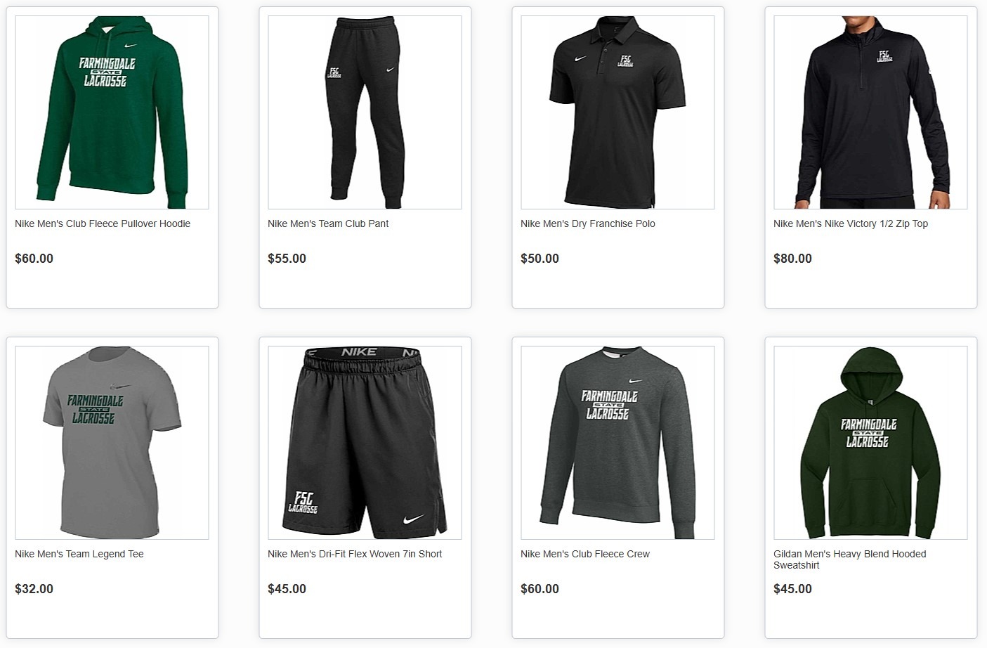 Men's Lacrosse Team Store - Fall 2025