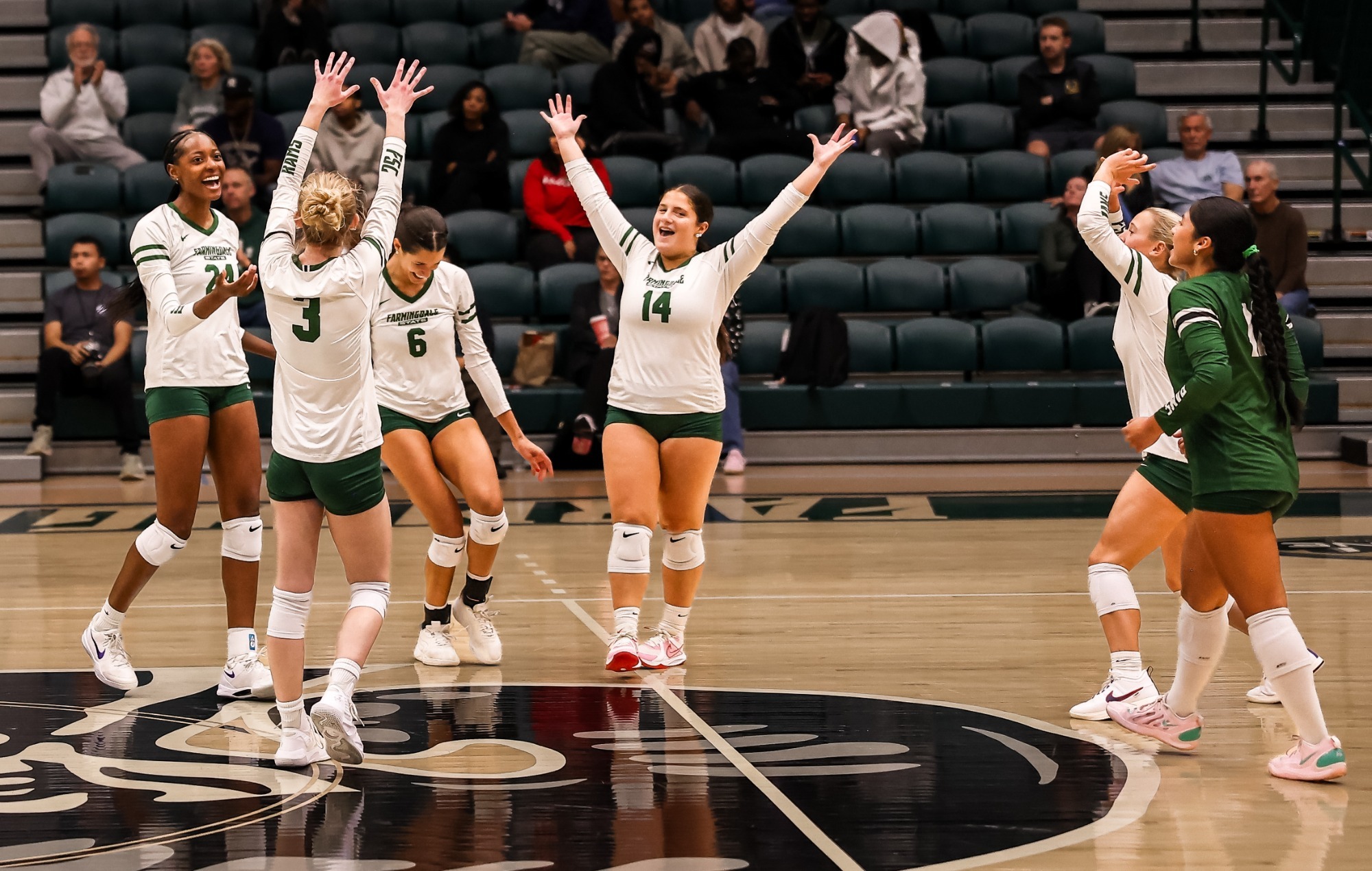 2026 Volleyball - Action  - Team celebrating