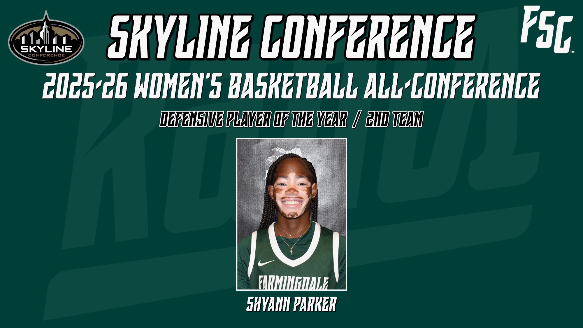 2025-26 Women's Basketball All-Conference graphic