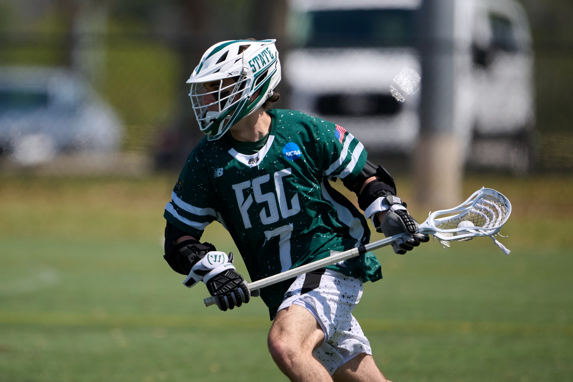 Farmingdale Rams Lacrosse on March 17, 2026 at Northeast Regional Park in Clermont, Florida. (Mike Janes Photography)