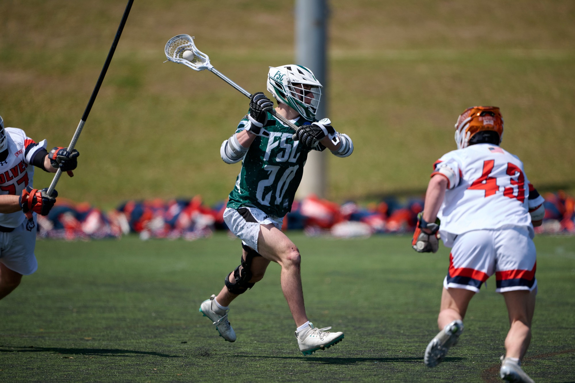 Farmingdale Rams Lacrosse on March 17, 2026 at Northeast Regional Park in Clermont, Florida. (Mike Janes Photography)