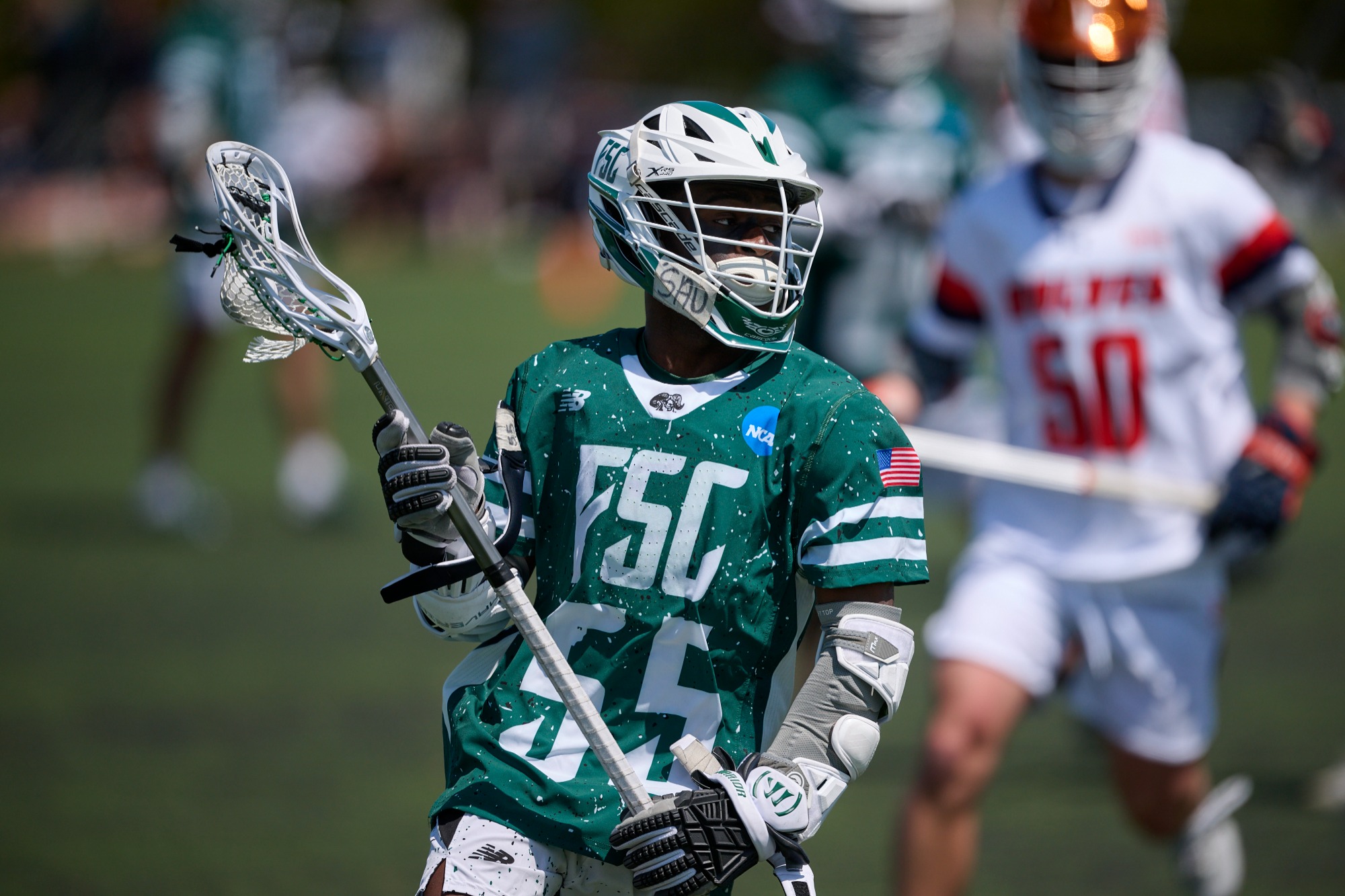 Farmingdale Rams Lacrosse on March 17, 2026 at Northeast Regional Park in Clermont, Florida. (Mike Janes Photography)