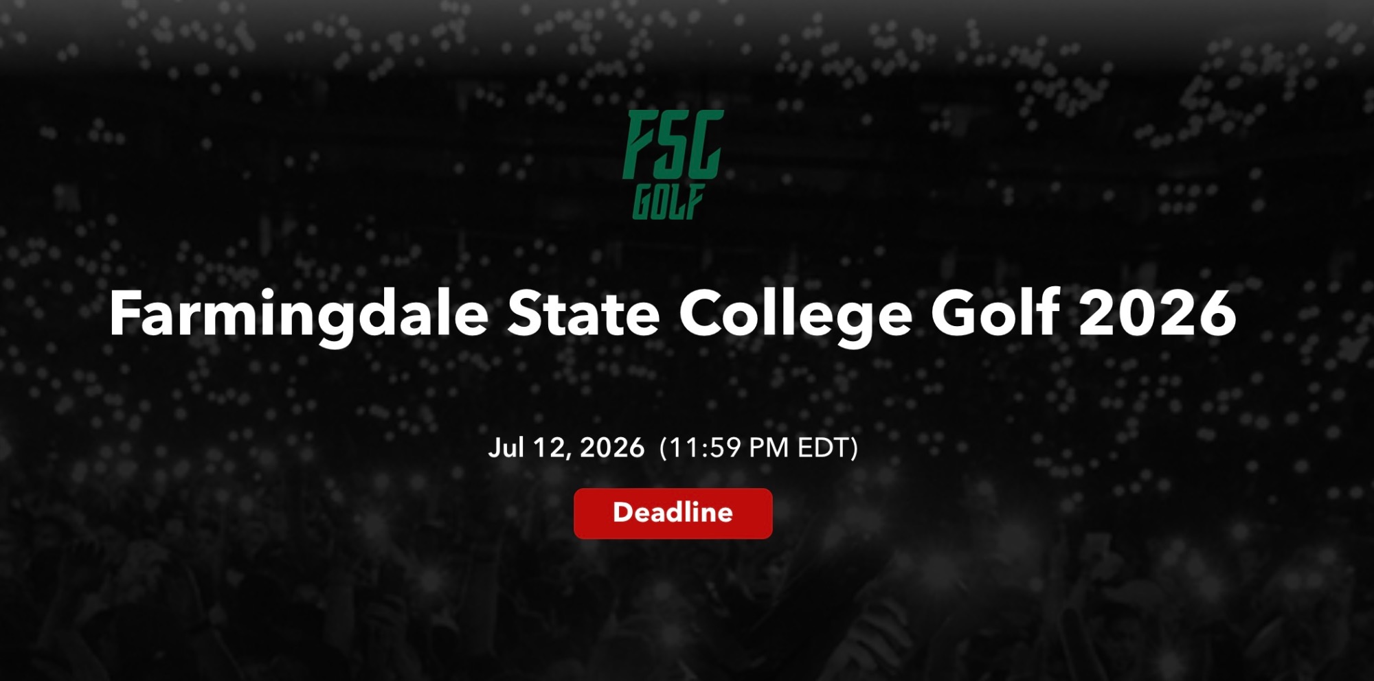 2026 Men's Golf Team Store - Header