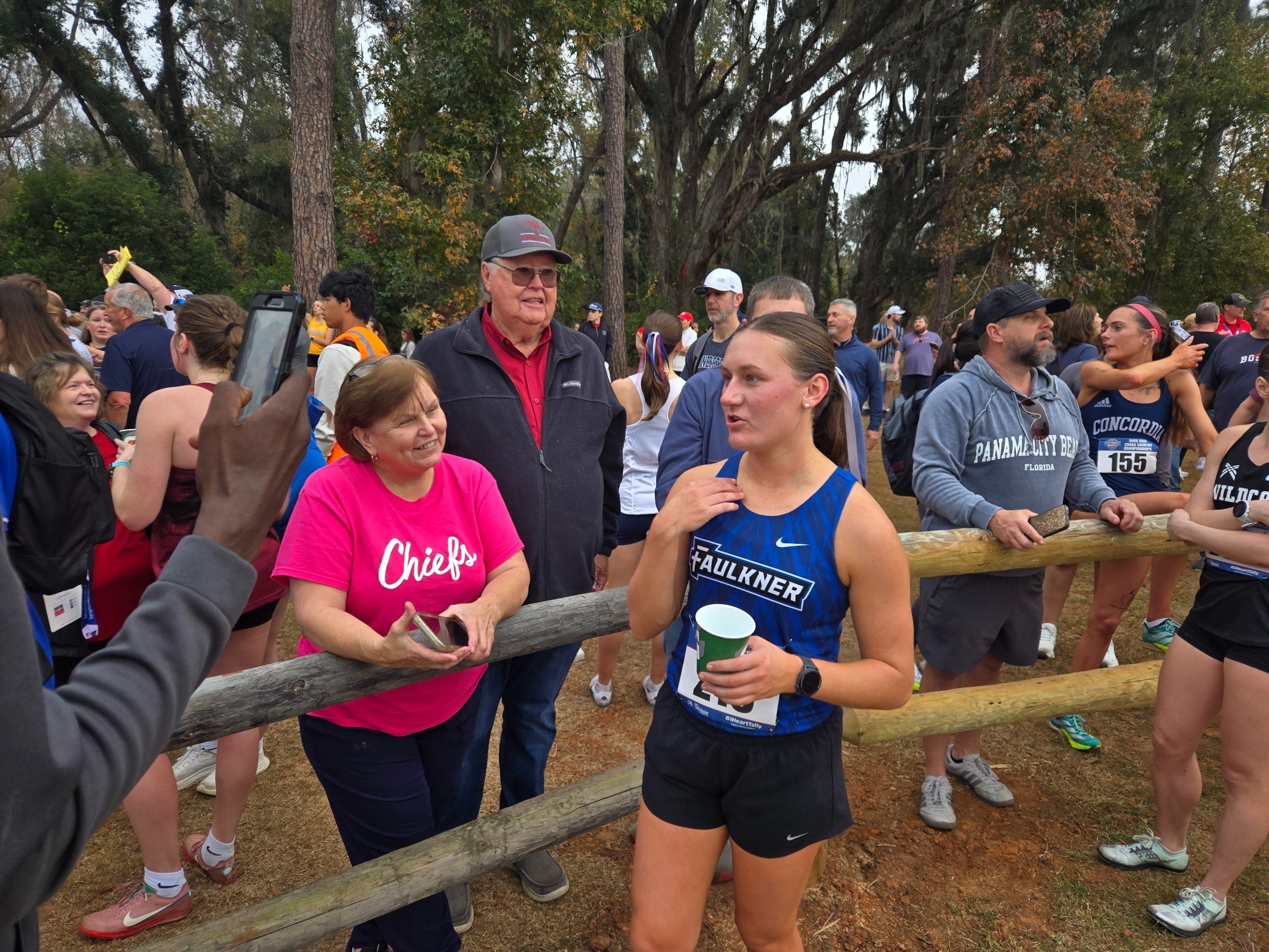 Chloe Helms post-race at nationals