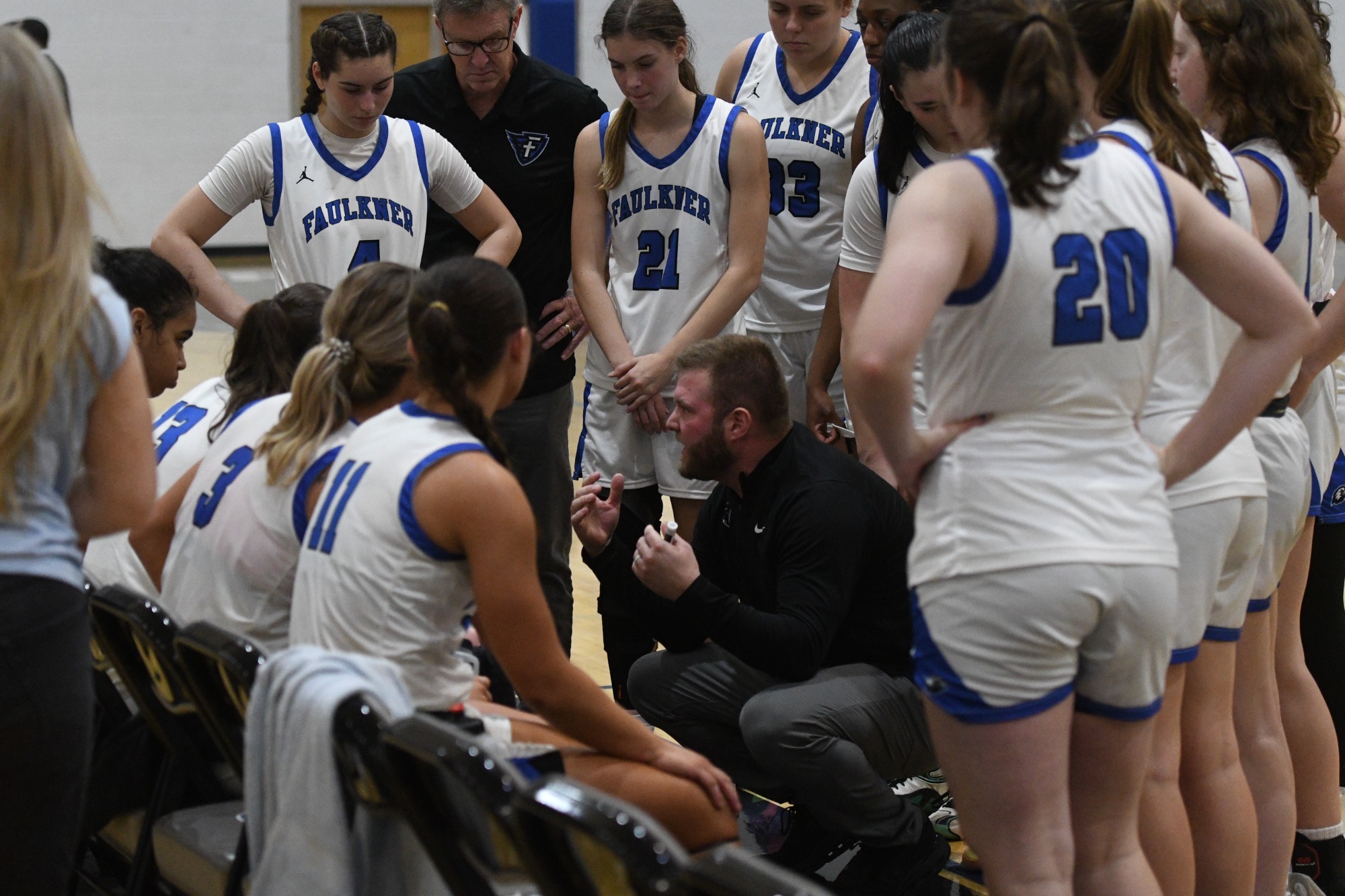 Coach Ro rallies the troops 