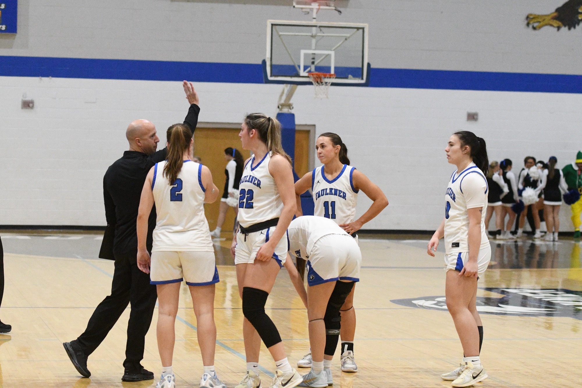 Coach Jake Mitchell and team