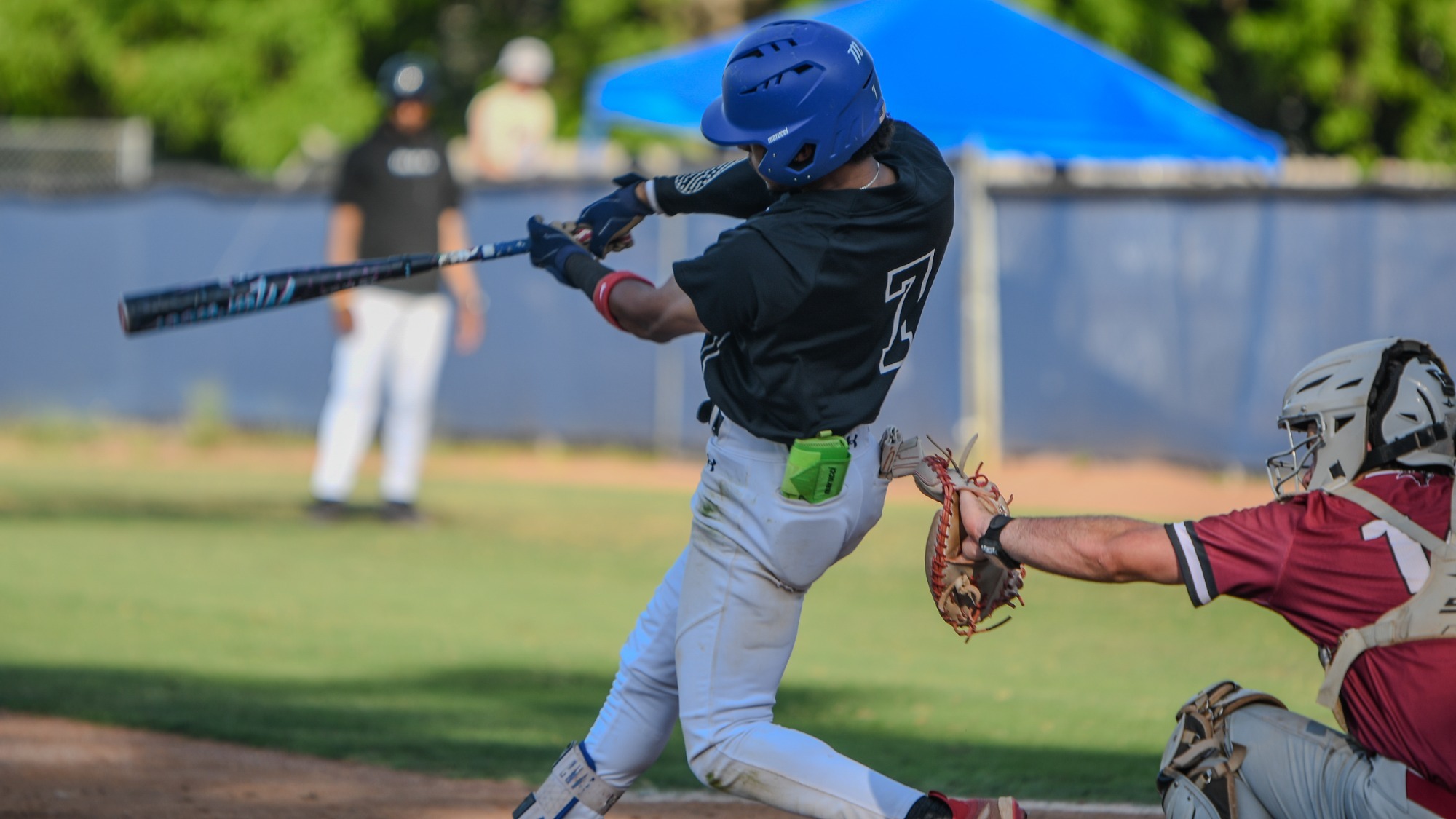 Polanco leaves the yard against Mobile