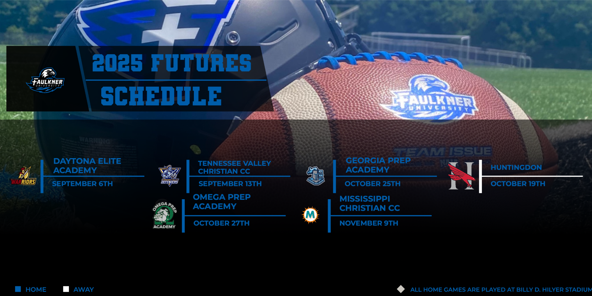 Futures Football 2025 Schedule