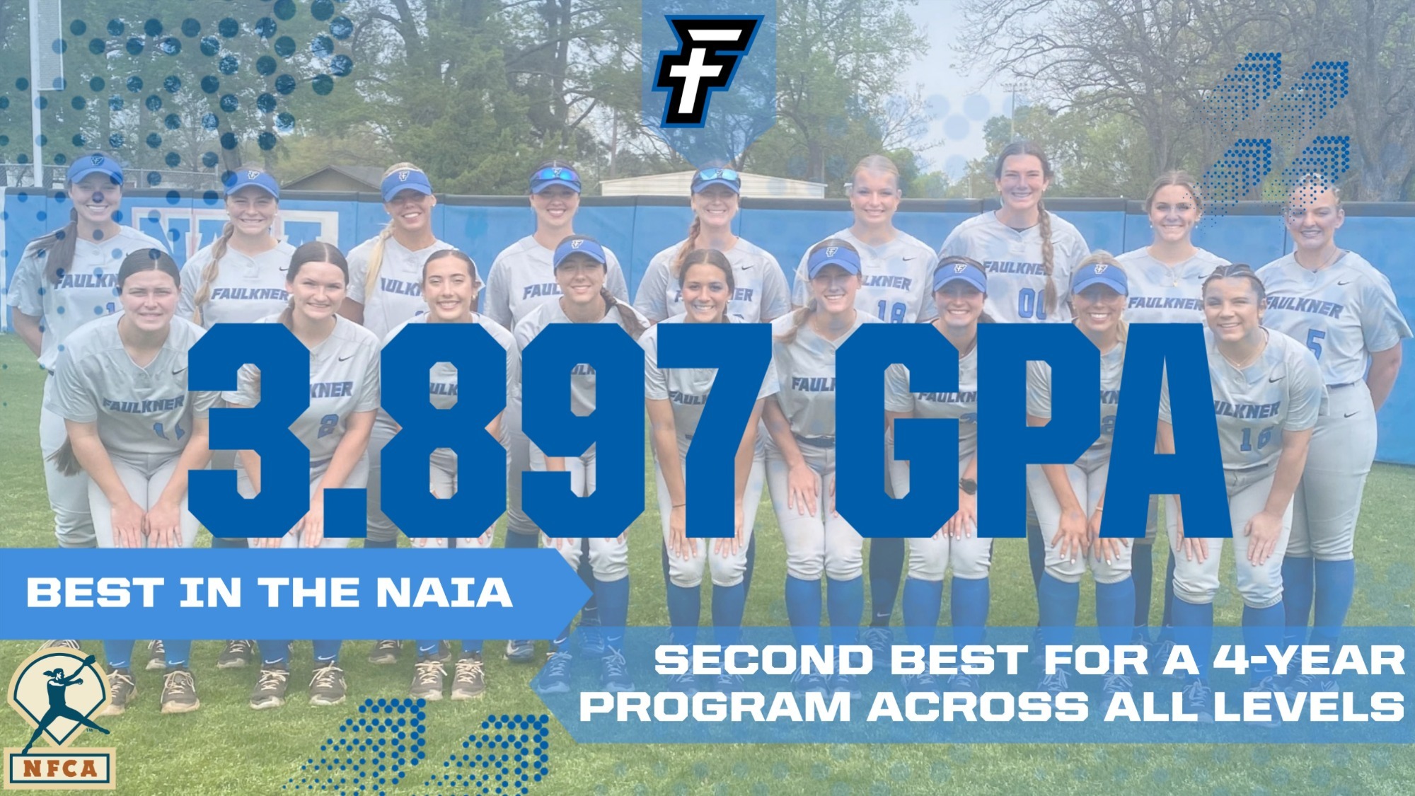 NFCA Softball Top 10 GPA