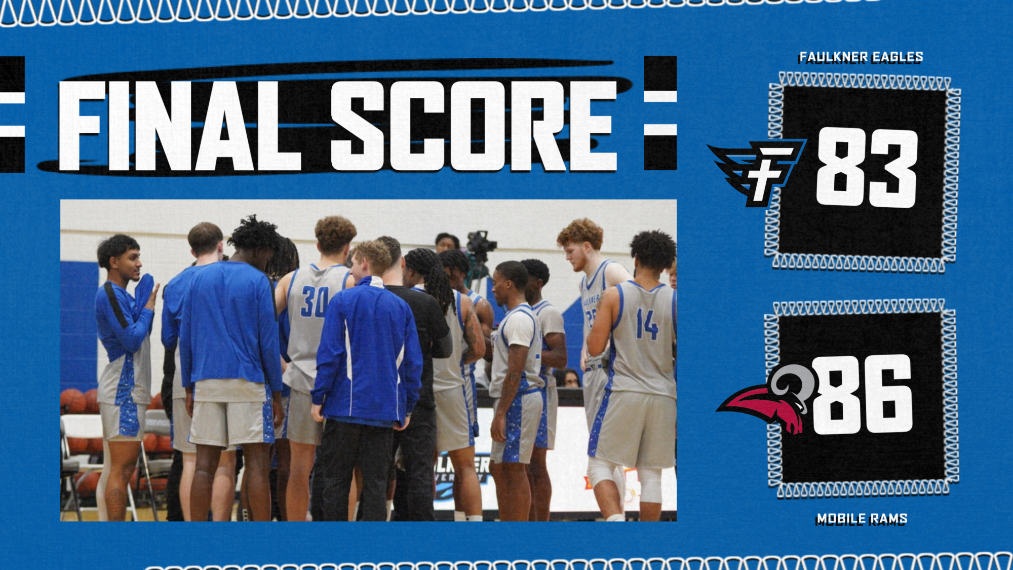 Story graphic for Men's Basketball at Mobile