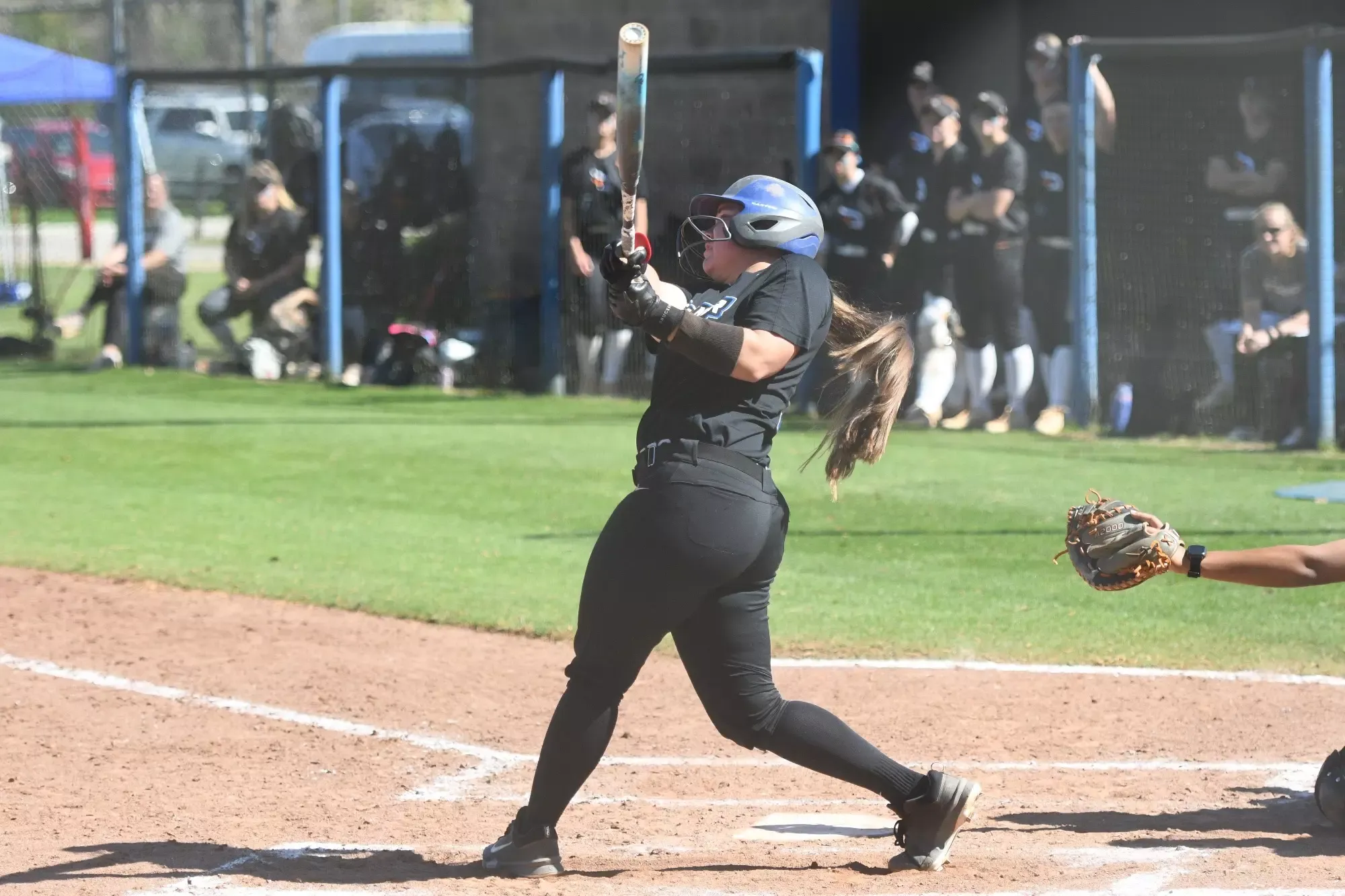 Sarah Williams at the plate.