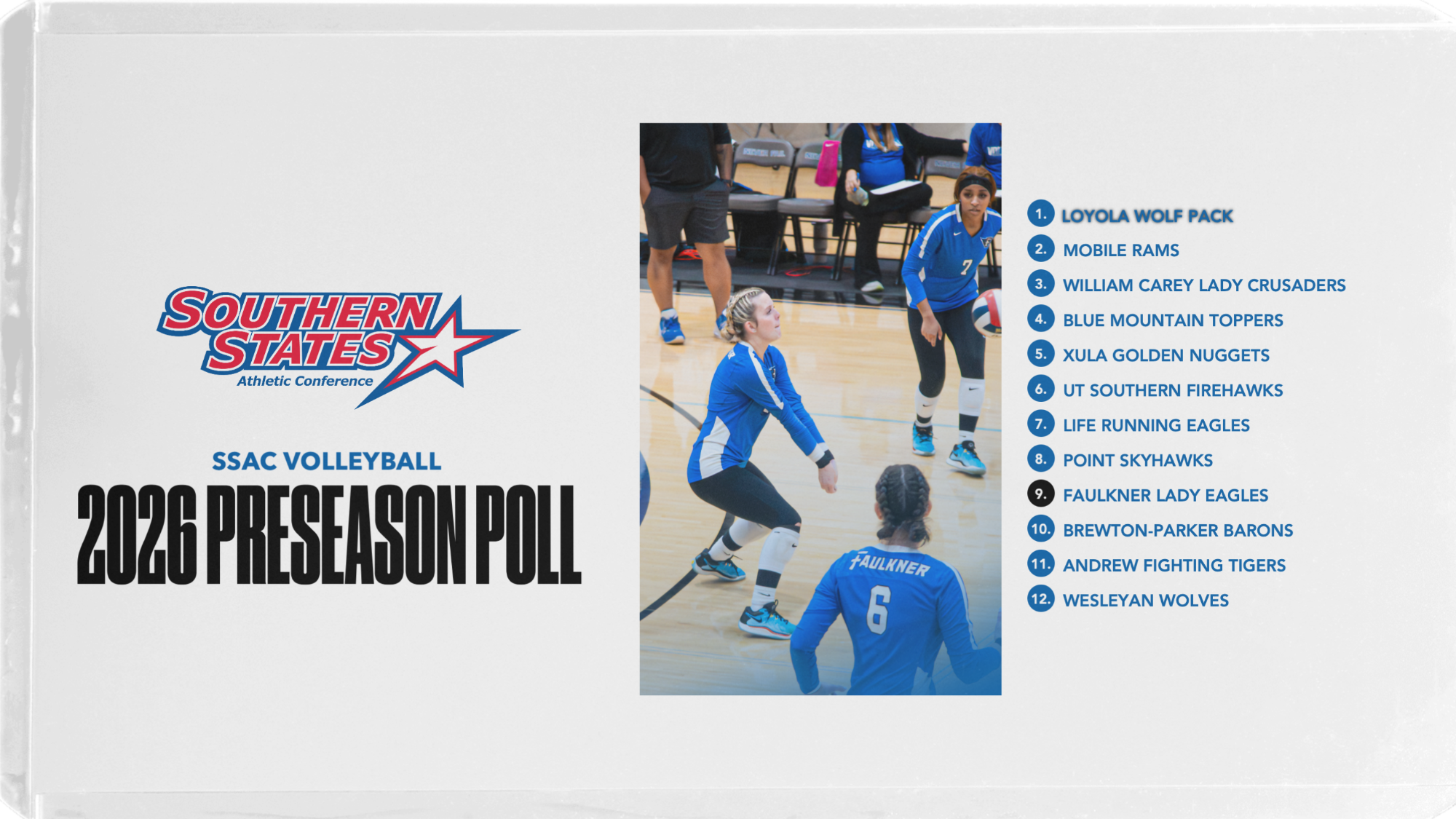 SSAC VB 26 preseason poll