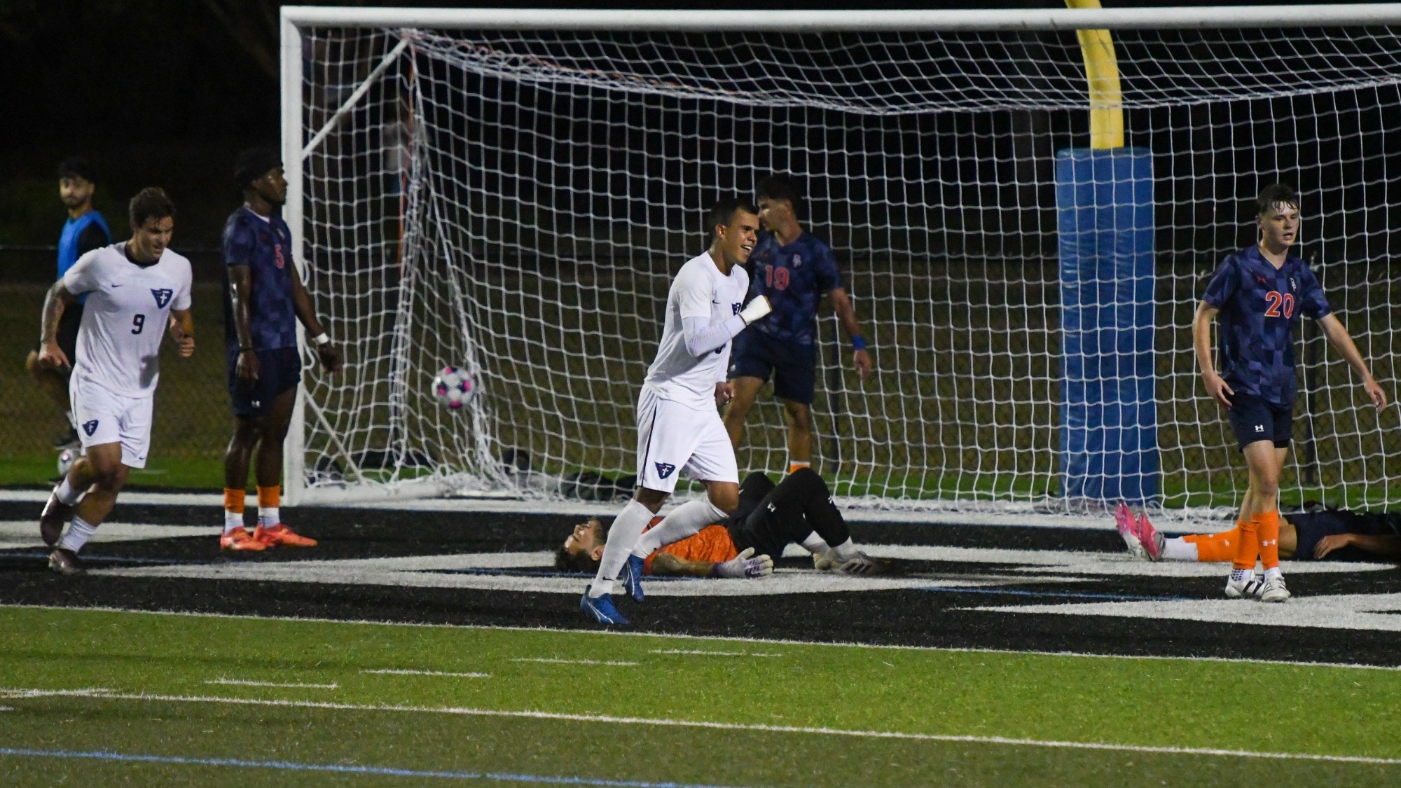 Tamayo celebrates his second goal against BPCU