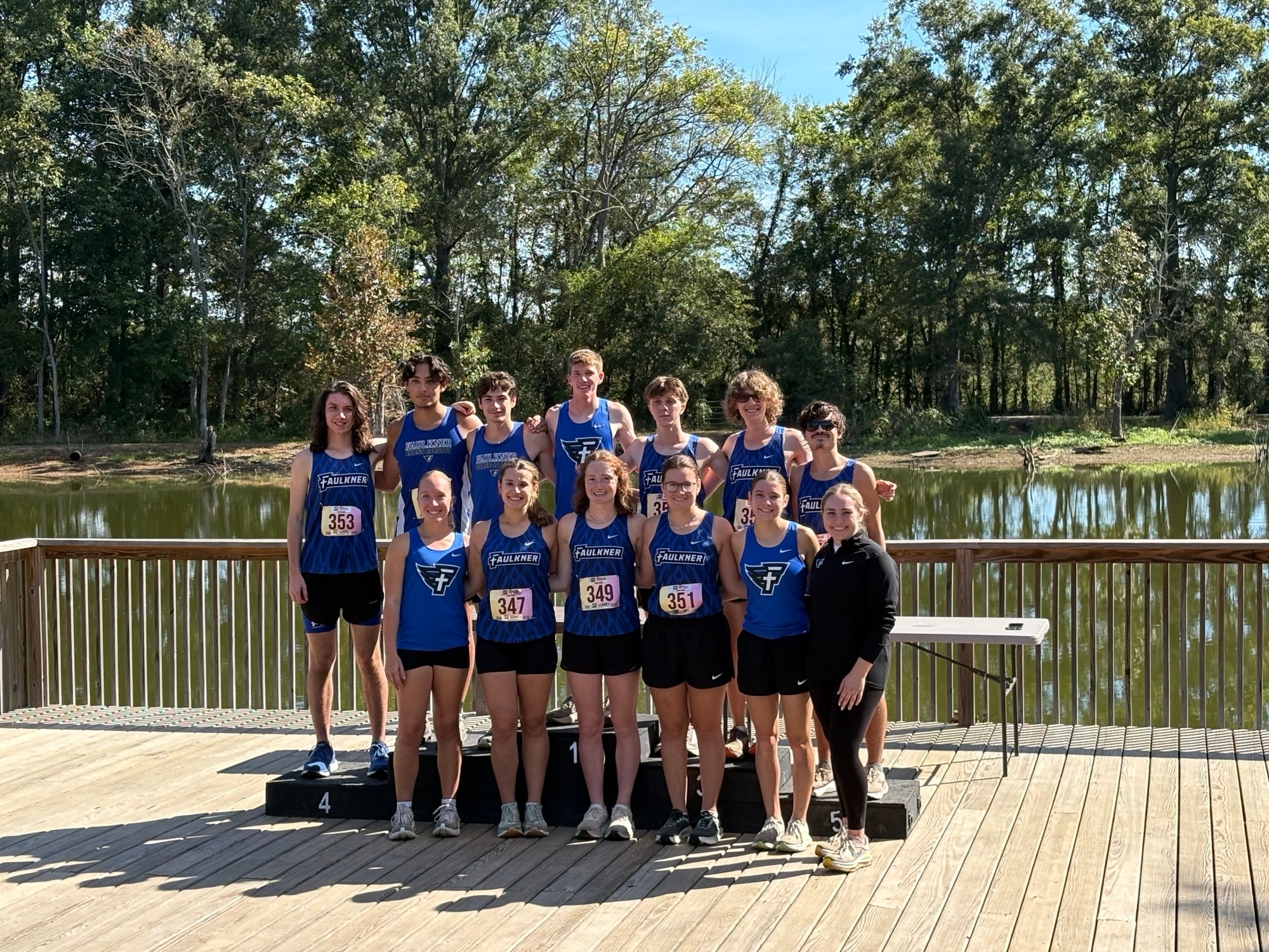 XC post-race podium at Firehawk Invitational