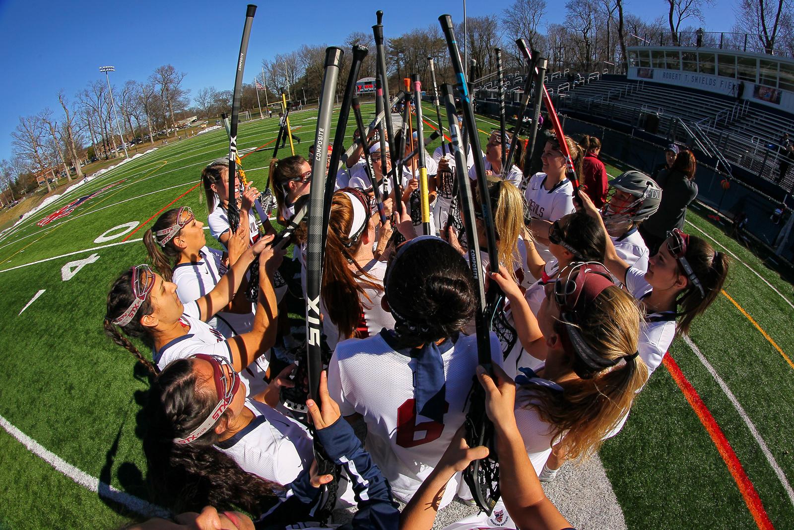 Women's Lacrosse Honors U.S. Military in Conference Win Fairleigh