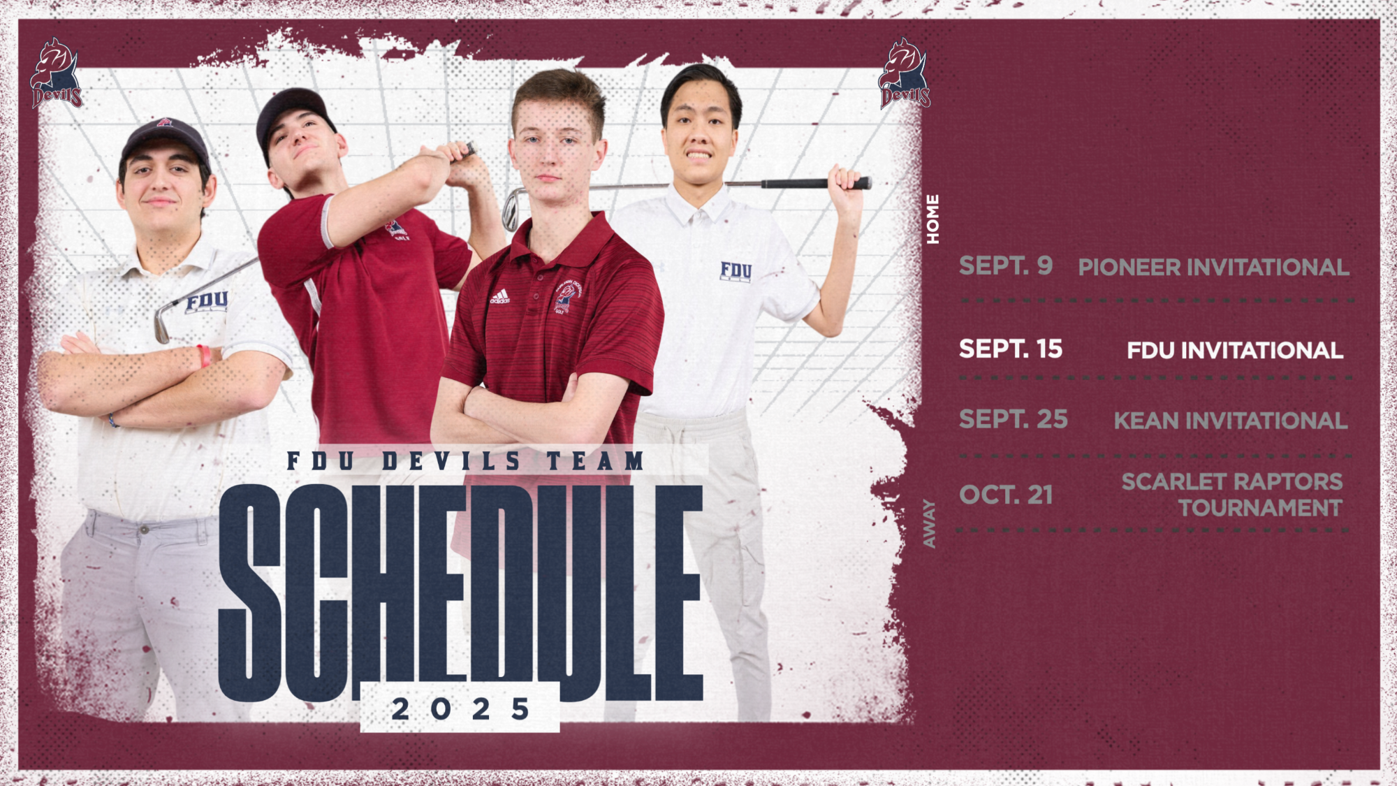 FDU Men's Golf Fall Schedule Release