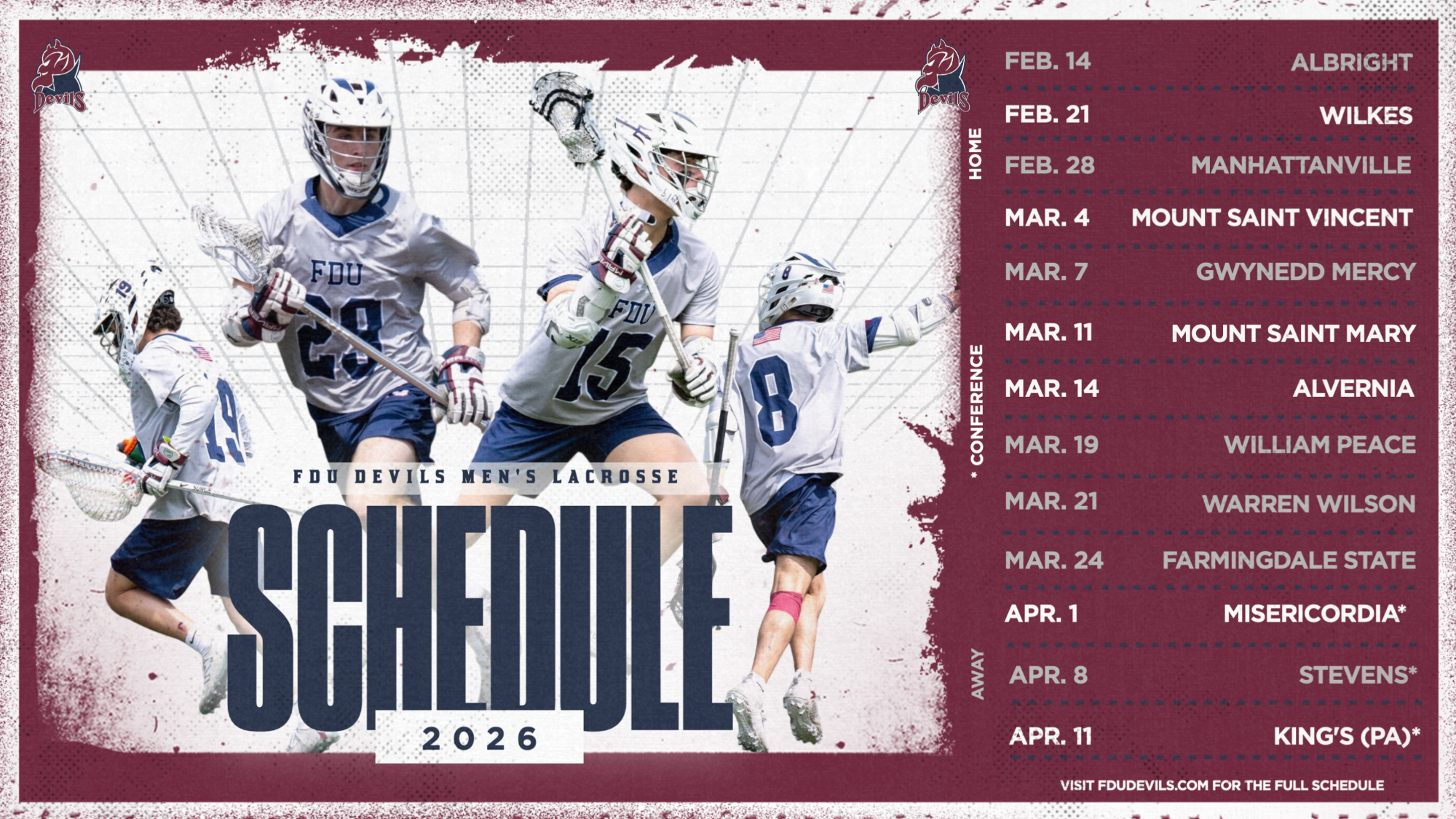 MLAX Schedule Release
