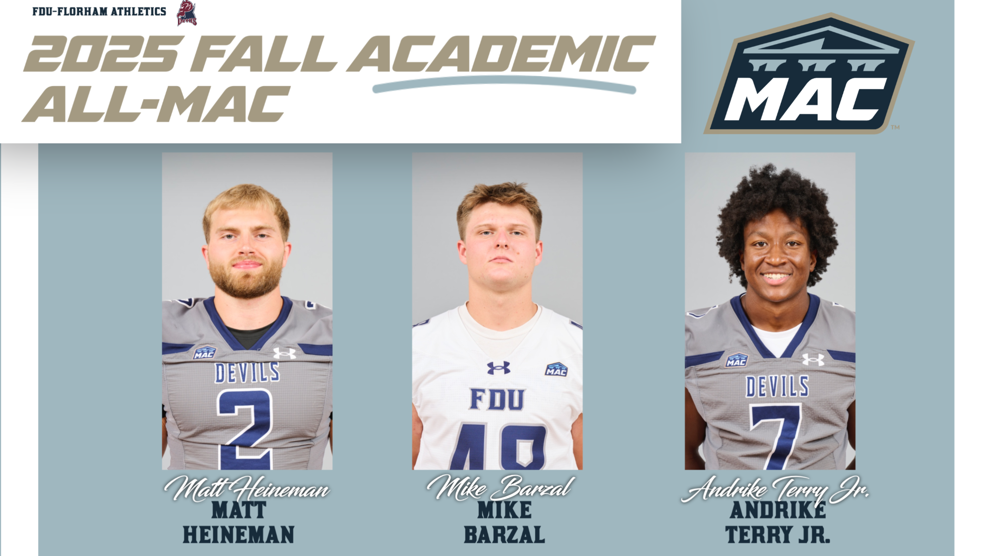 2025 Academic All-MAC Football