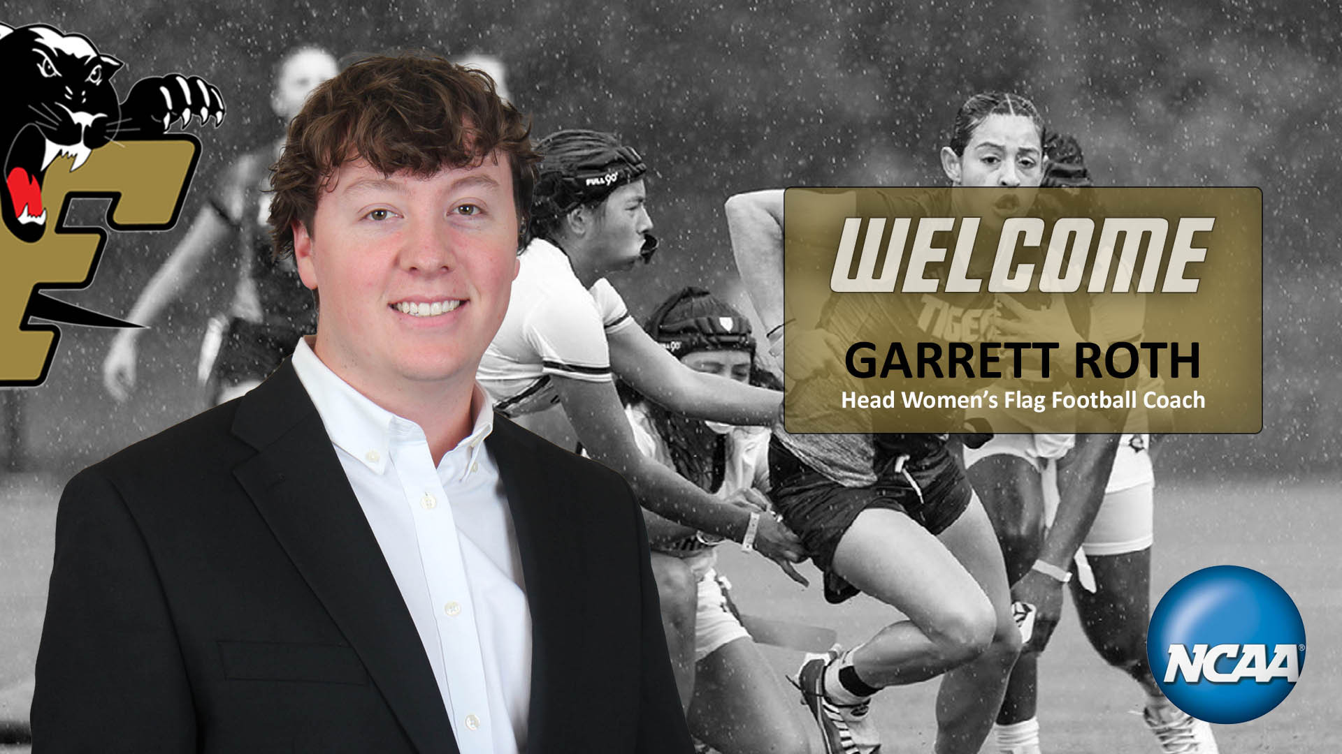 Garrett Roth was named Head Women's Flag Football Coach in November 2024. 