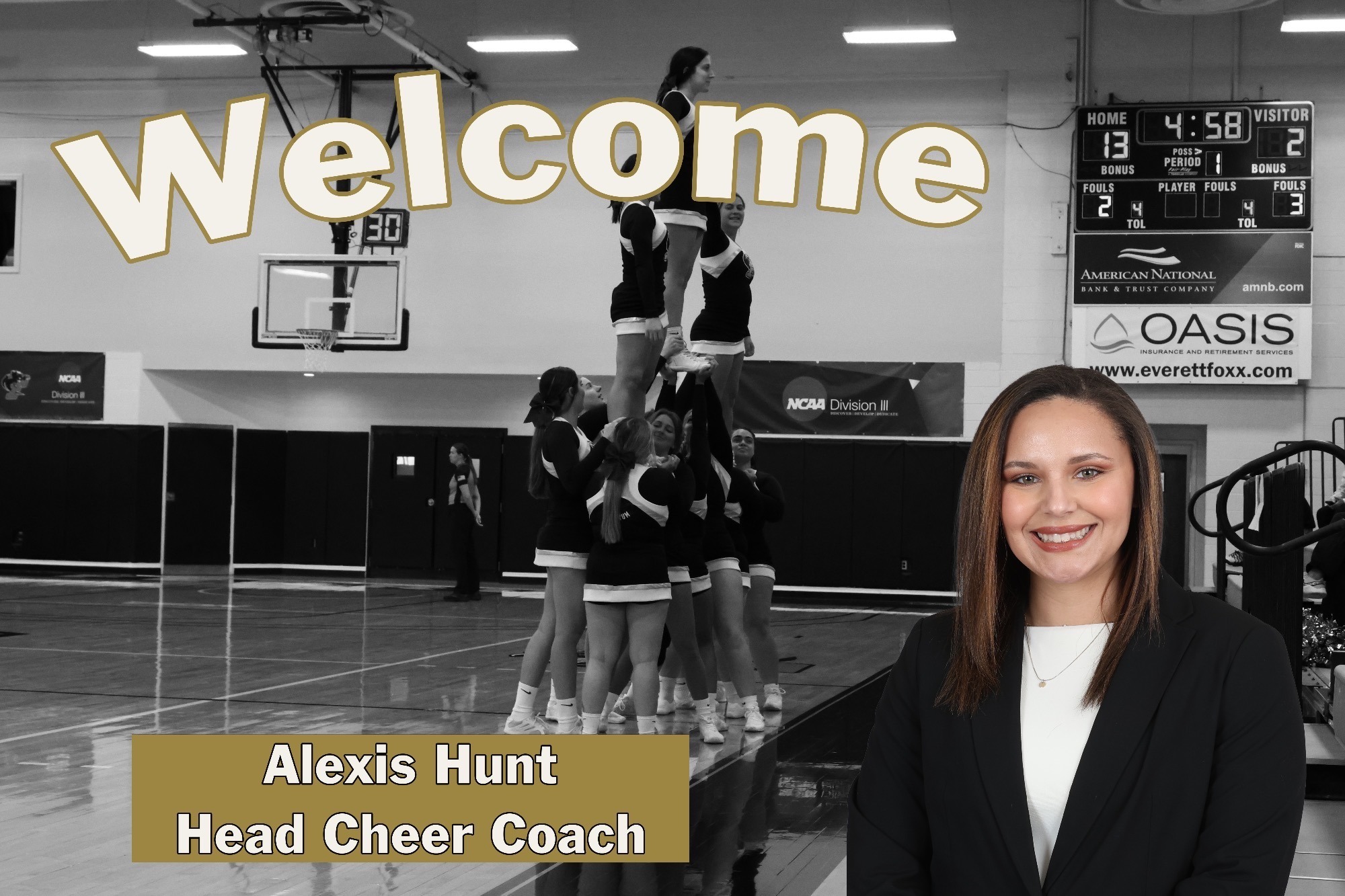 Ferrum College announces Alexis Hunt as new Ferrum Head Cheer Coach.