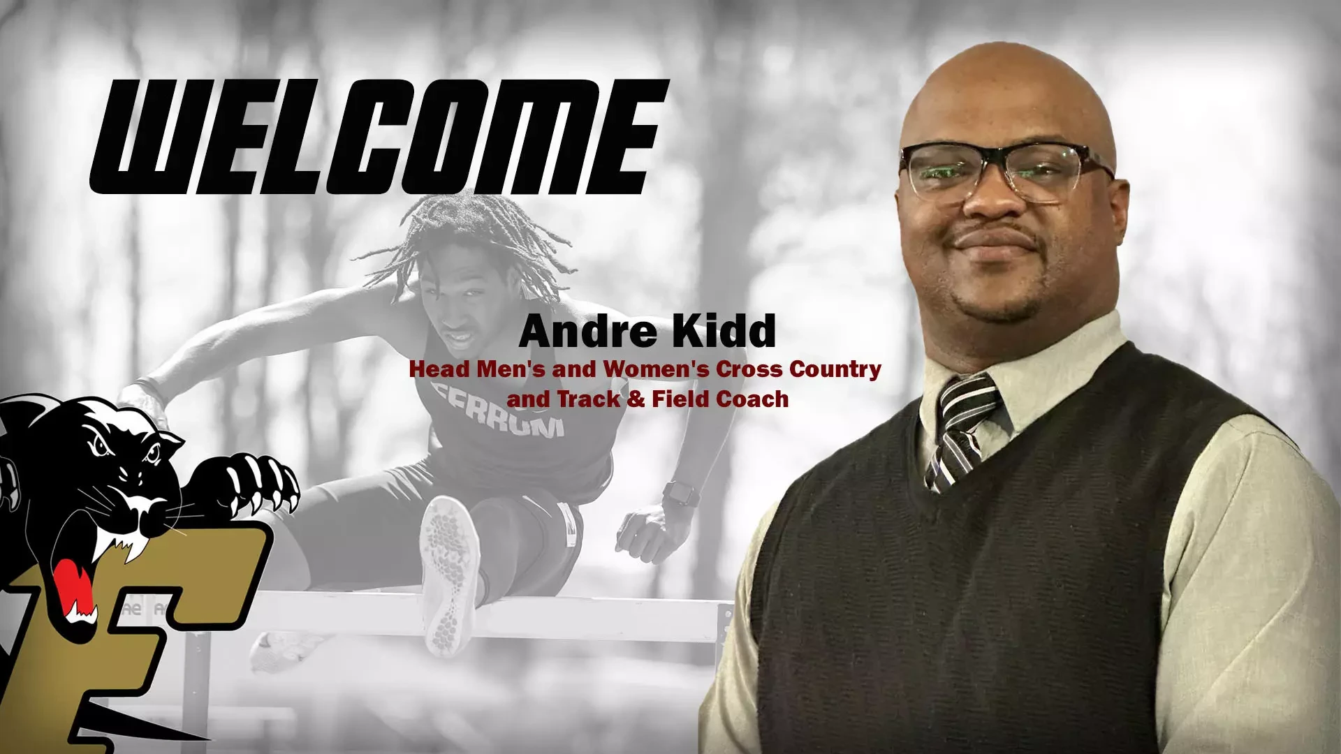 Andre Kidd joined the Ferrum athletics staff in July 2024 as Head Men's and Women's Cross Country and Track & Field Coach.