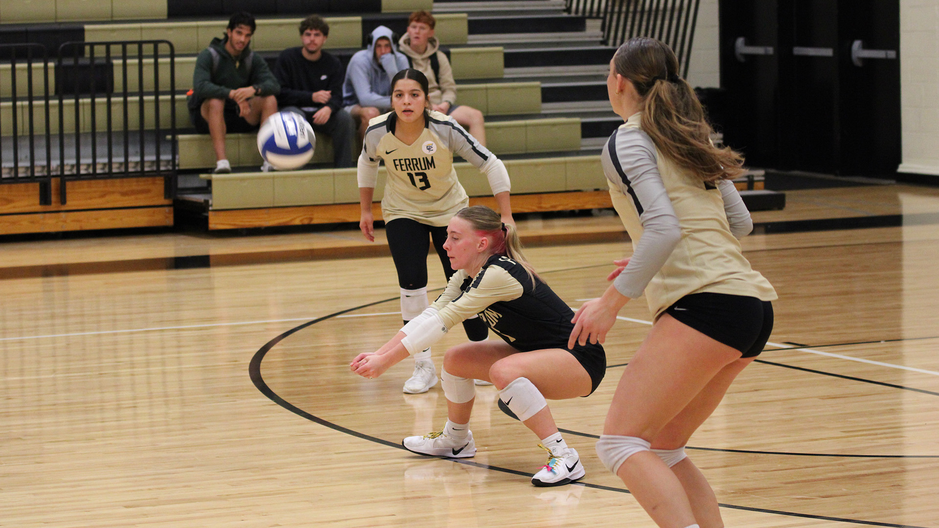 Averey Tucker records one of 10 digs she made October 22, 2025 at home against UNC-Pembroke.