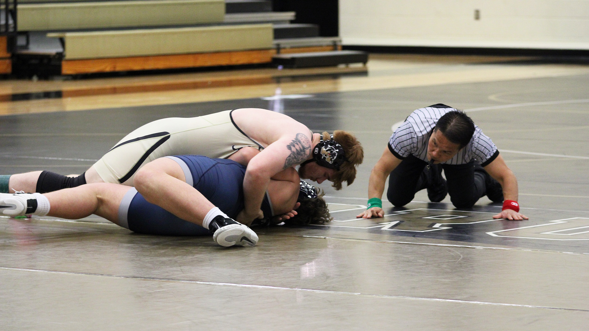 Braeden Fluke posted two pins in his Ferrum home debut. 