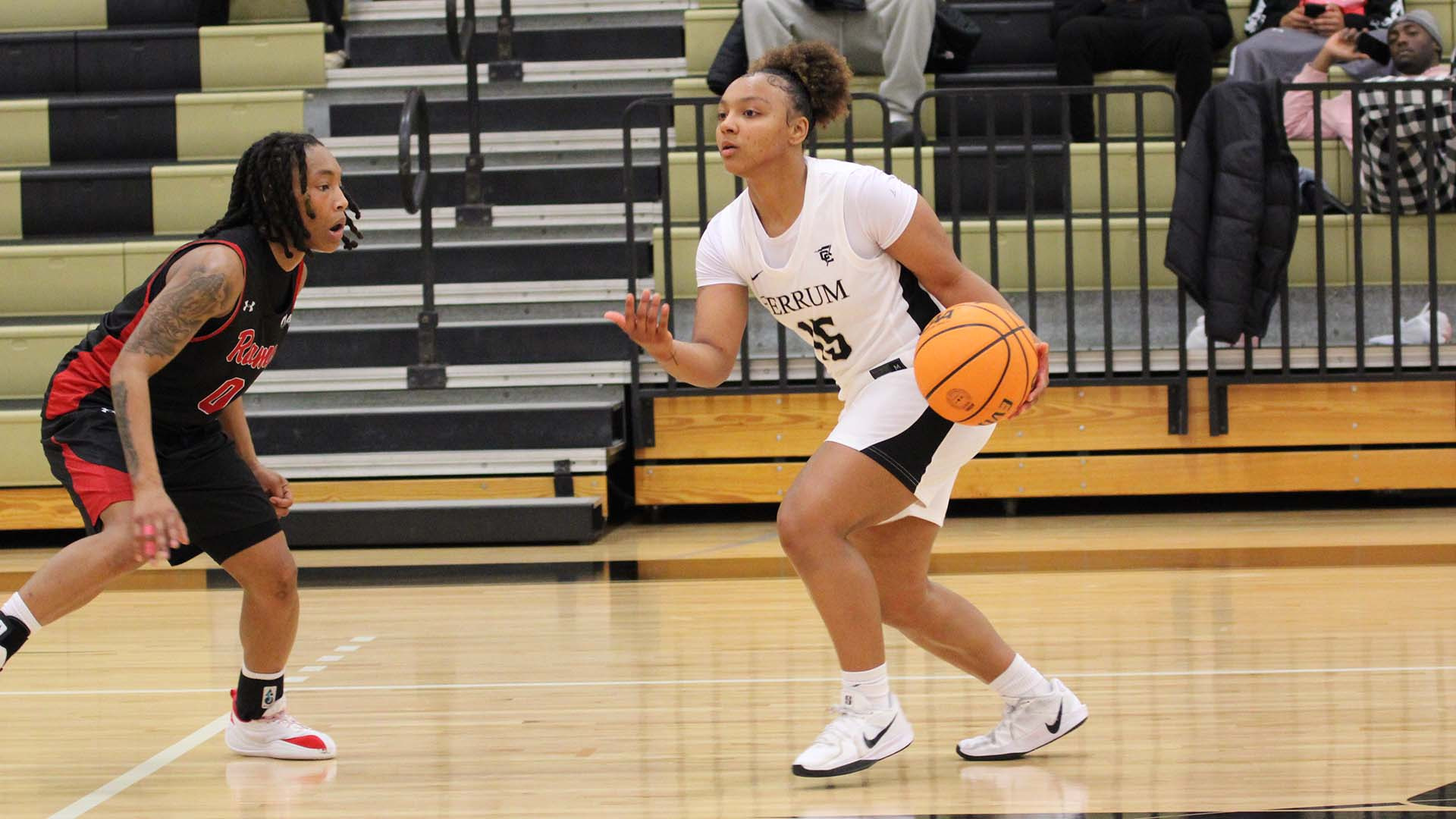 Breyana Kimmons had a game-high 16 points for Ferrum in a home loss to WInston-Salem State December 18, 2025.