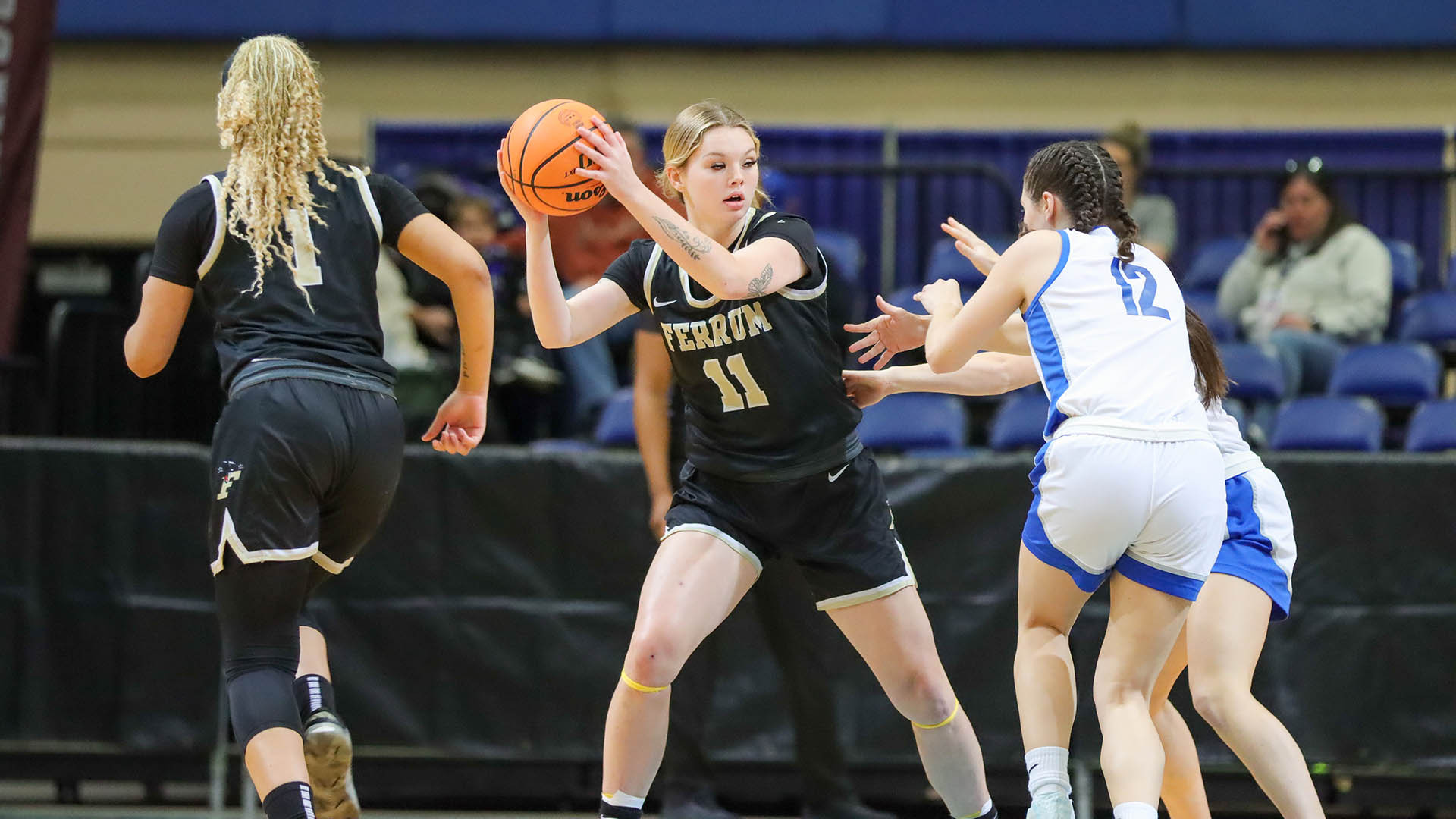 Taryn Blankenship in action for the Panthers on February 28, 2025. 