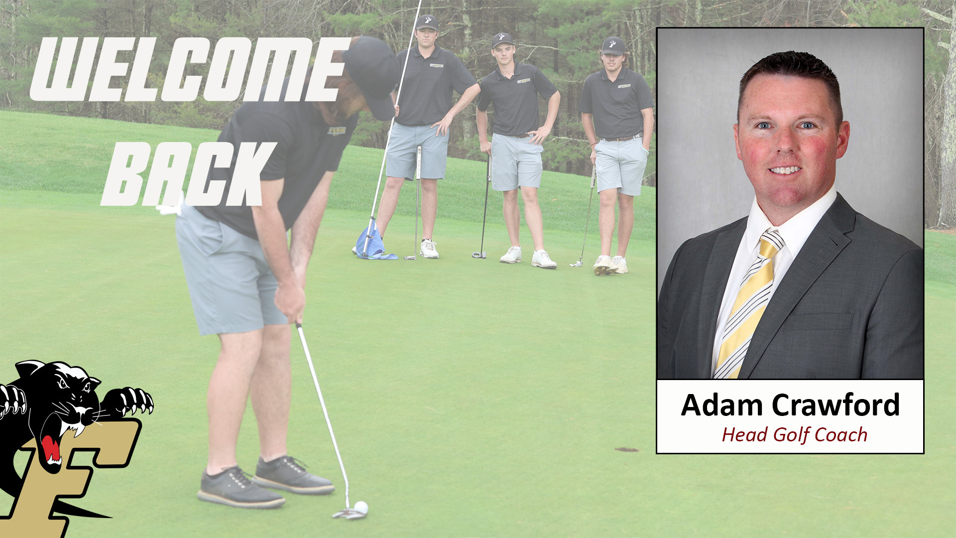 Adam Crawford returned to Ferrum as Head Golf Coach in September 2025.