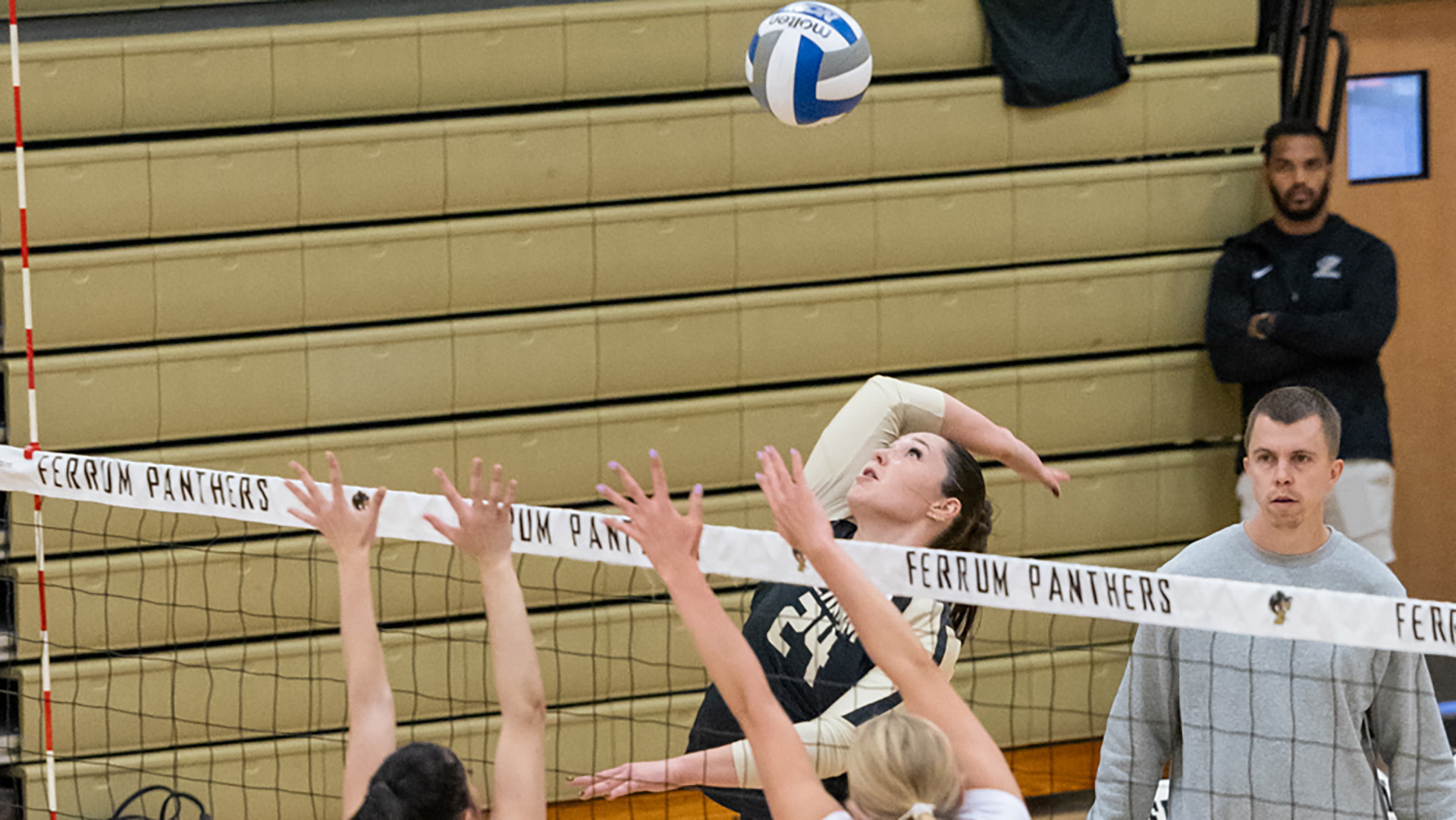 Ferrum freshman Lily Ritzema in home action for the Panthers in September 2026. 