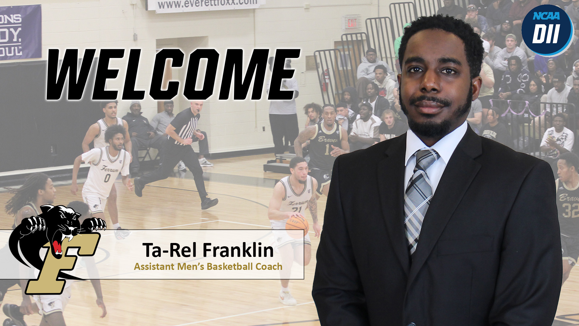 Assistant Men's Basketball Coach Ta-Rel Franklin joined the Panthers in October 2026.